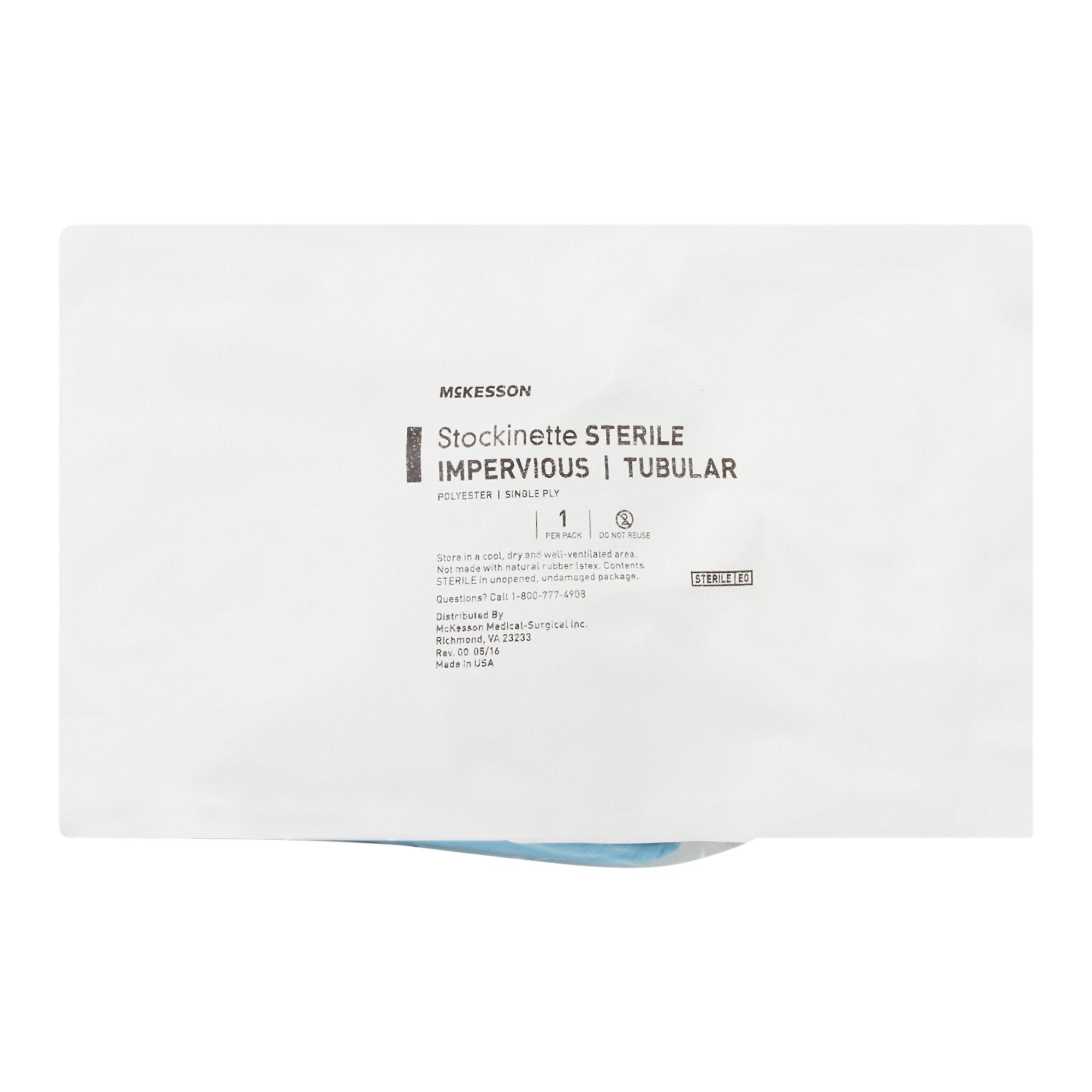 Surgical Stockinette Impervious / Tubular McKesson 6 W X 30 L Inch Sterile