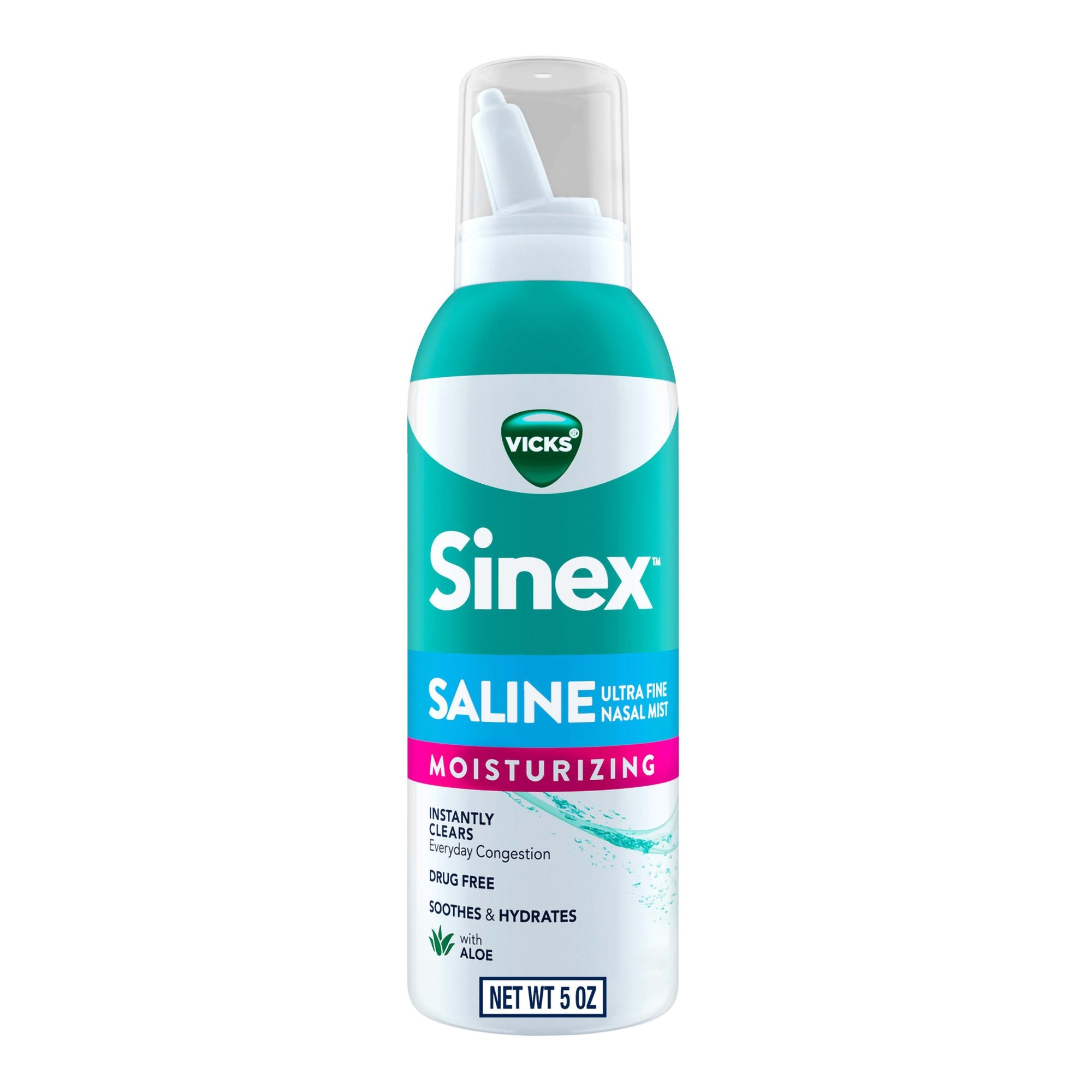 Nasal Saline Spray Vicks® Sinex™ Moisturizing 5 oz.