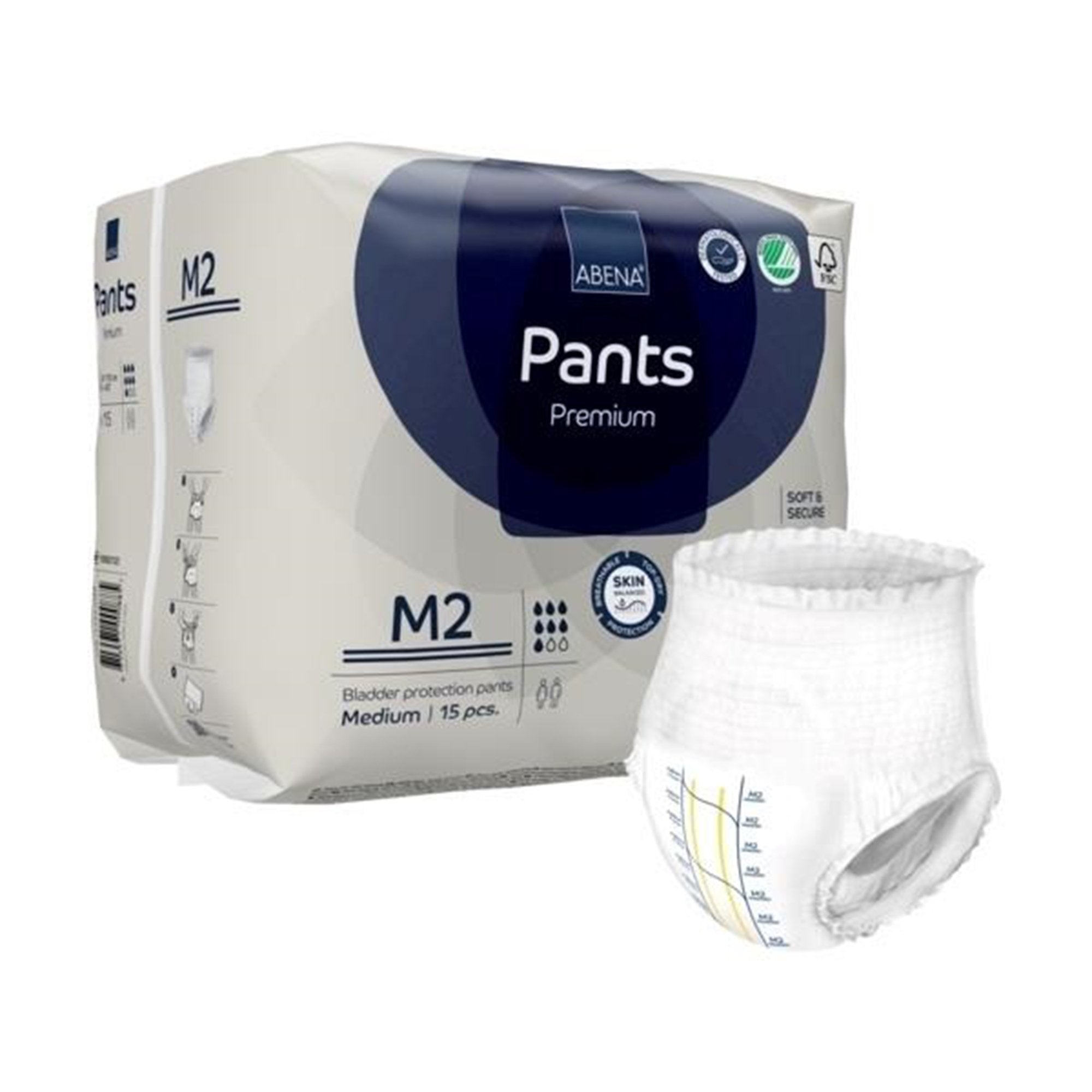 Abena® Premium Pants M2 Incontinence Brief, Medium