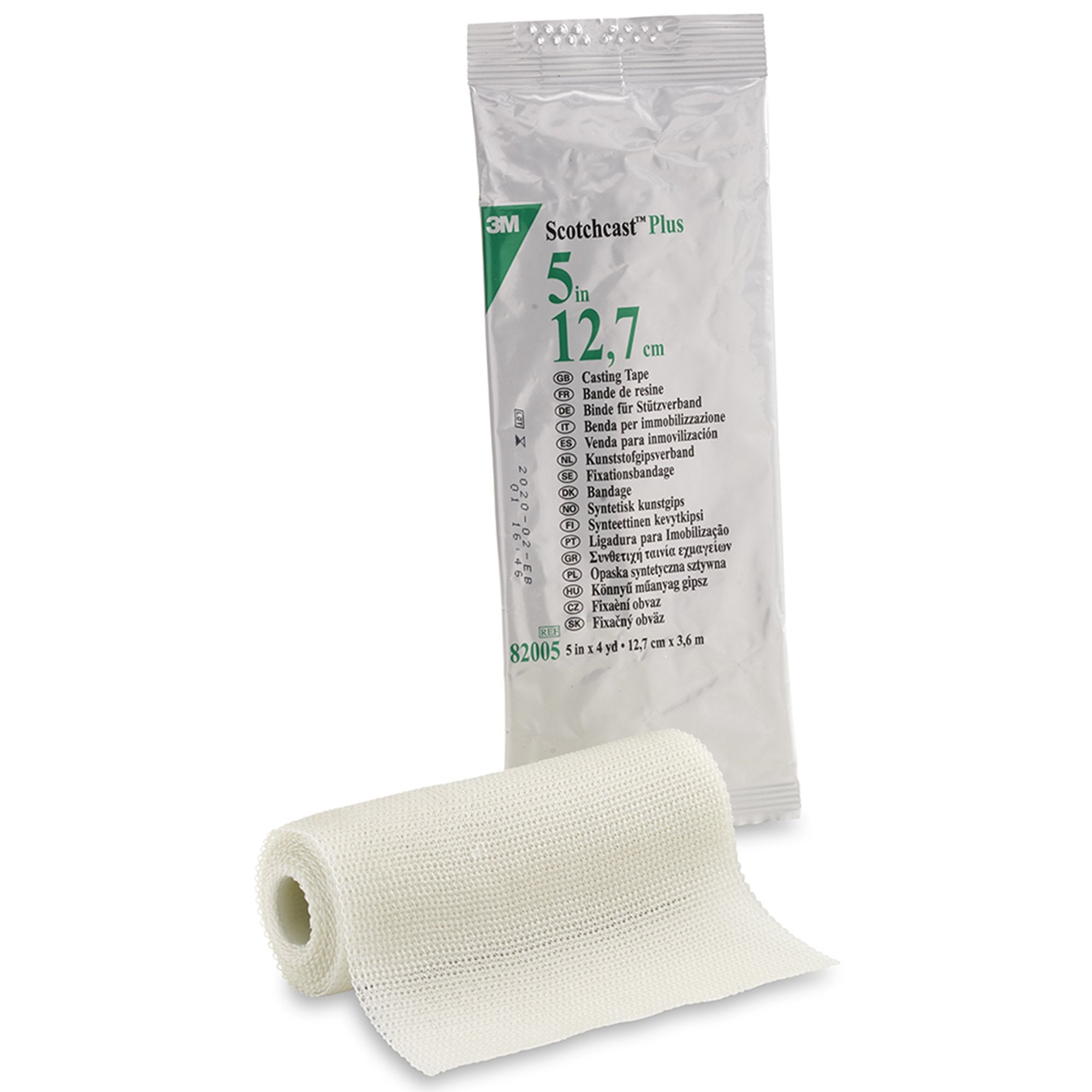 3M™ Scotchcast™ Plus Cast Tape, White, 5 Inch x 4 Yard