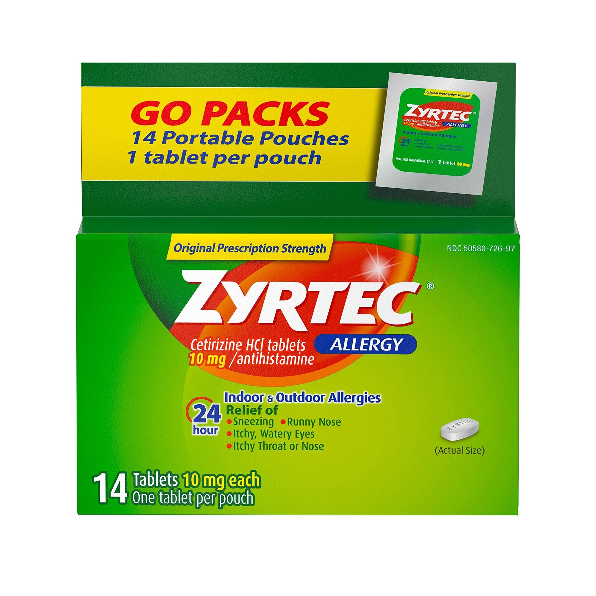 Zyrtec® 24 Hour 10 mg Tablets