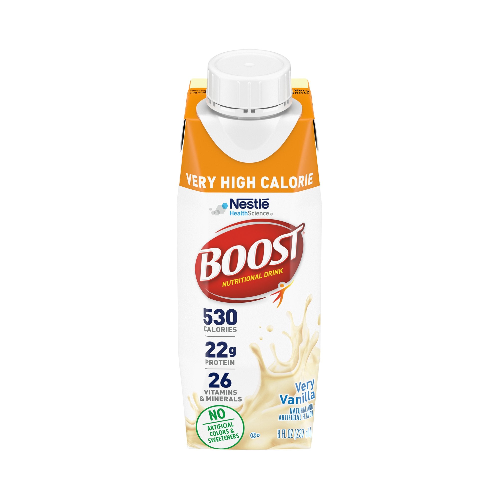Boost® Very High Calorie Vanilla Nutritional Drink, 8-ounce carton