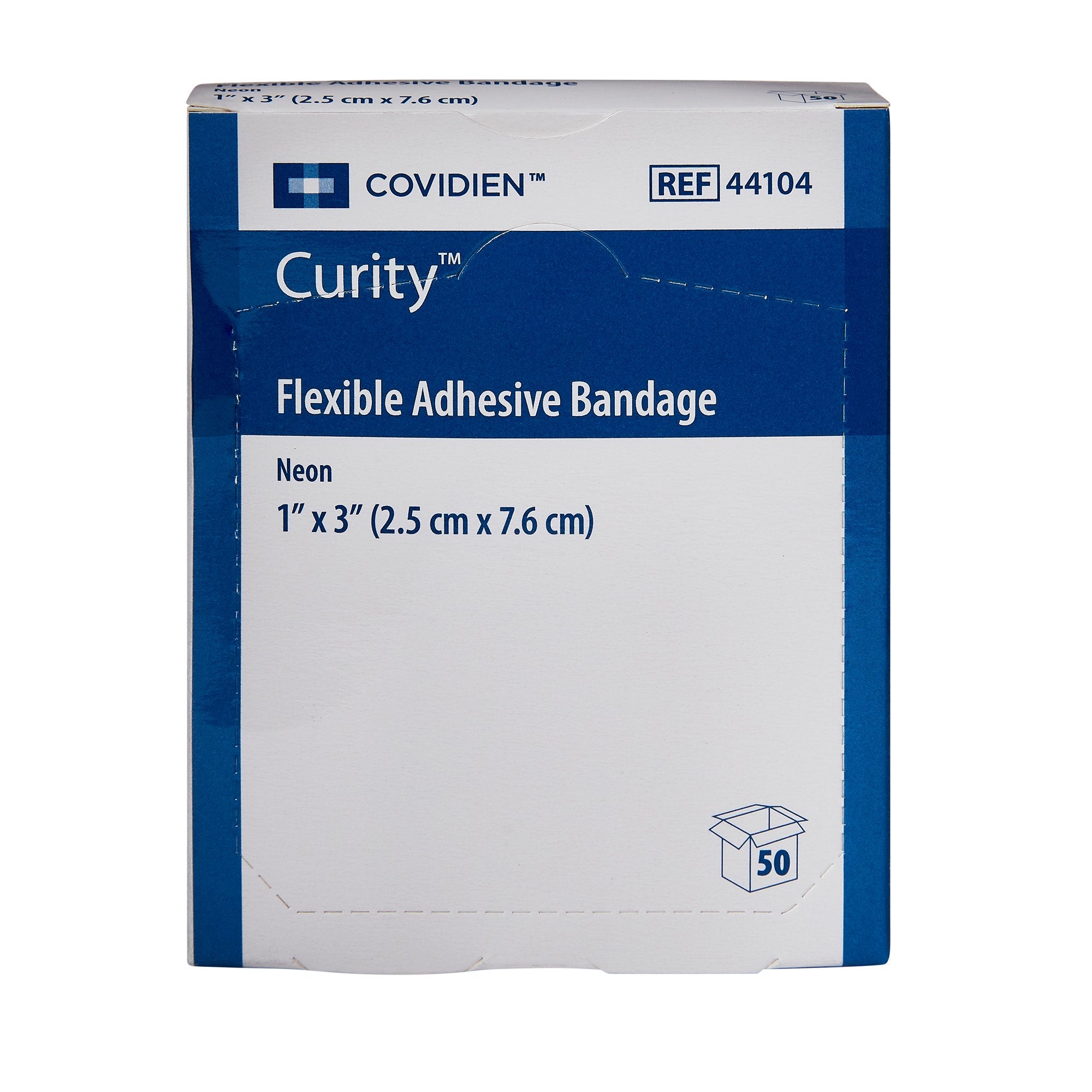 Curity™ Neon Adhesive Strip, 1 x 3 Inch