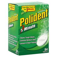 Polident® 3 Minute Denture Cleaner, 84 ct.