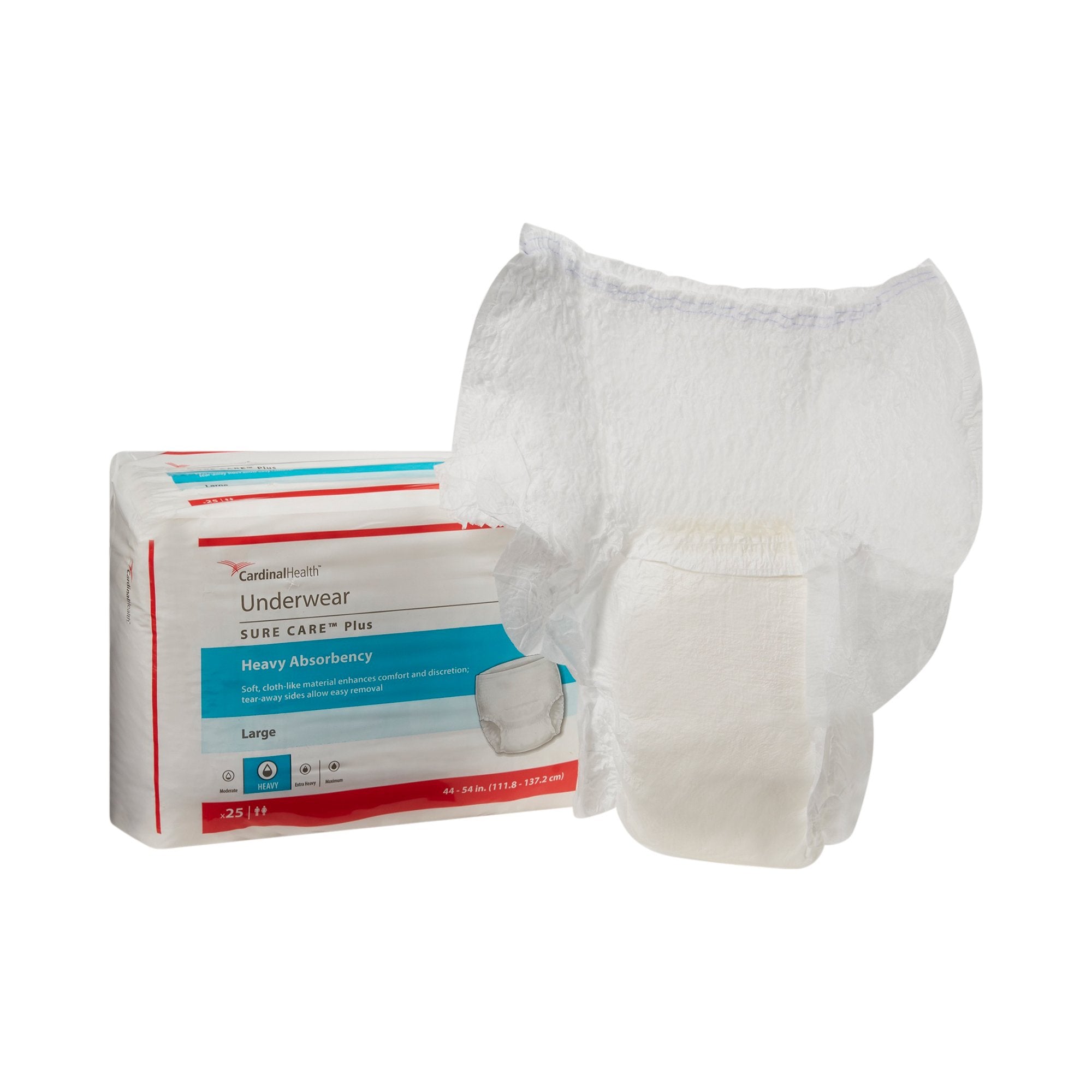 Sure Care™ Plus Heavy Absorbent Underwear, Large