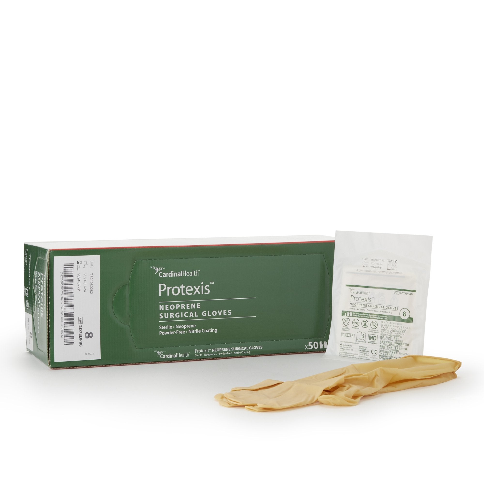 Protexis™ Polychloroprene Surgical Glove, Size 8, Ivory