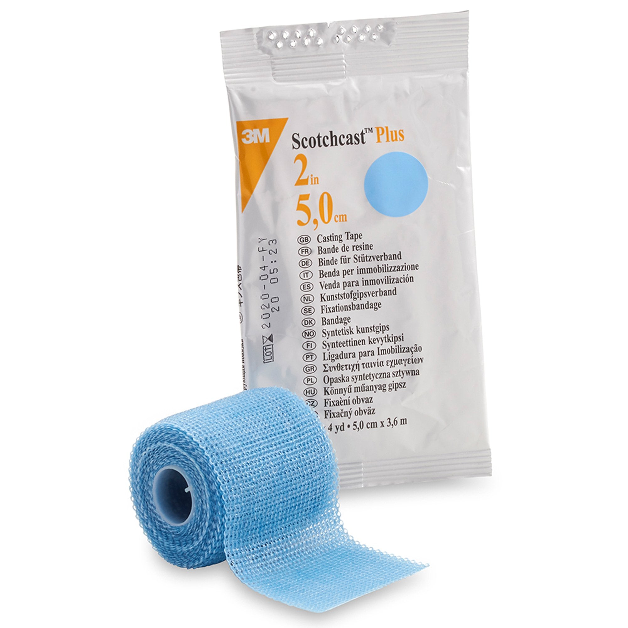 3M™ Scotchcast™ Plus Light Blue Cast Tape, 2 Inch x 4 Yard