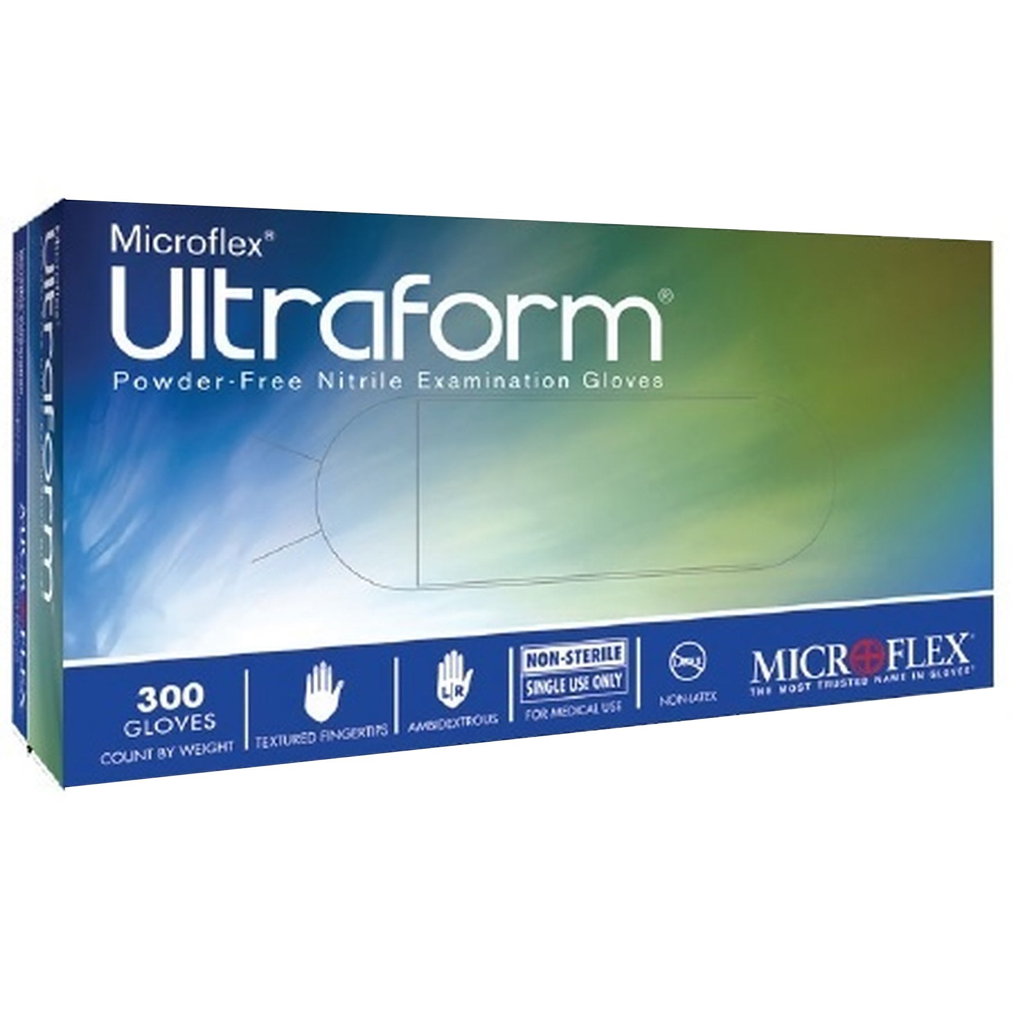 Ultraform® Exam Glove, Small, Blue