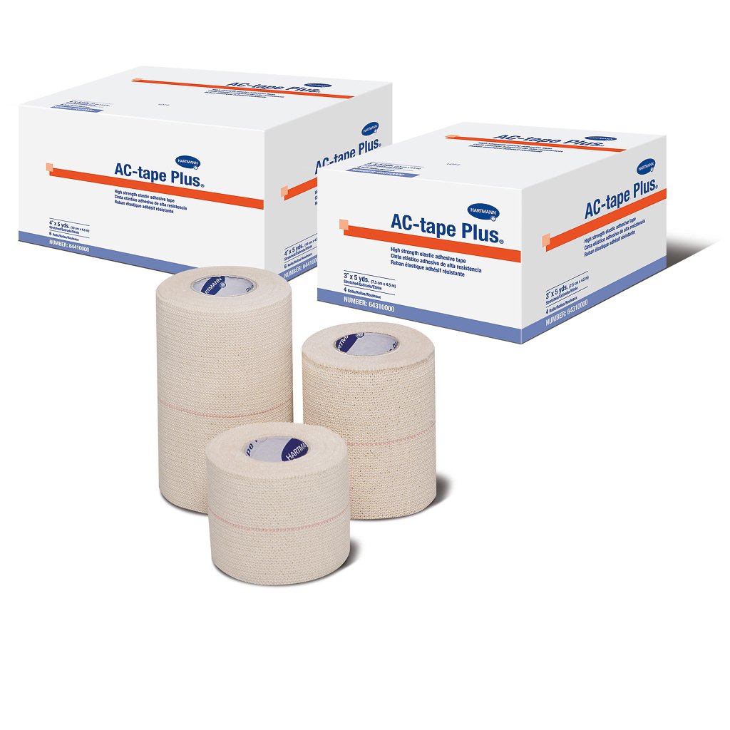 Athletic Tape AC-tape Plus® Tan 3 Inch X 5 Yard Cotton NonSterile