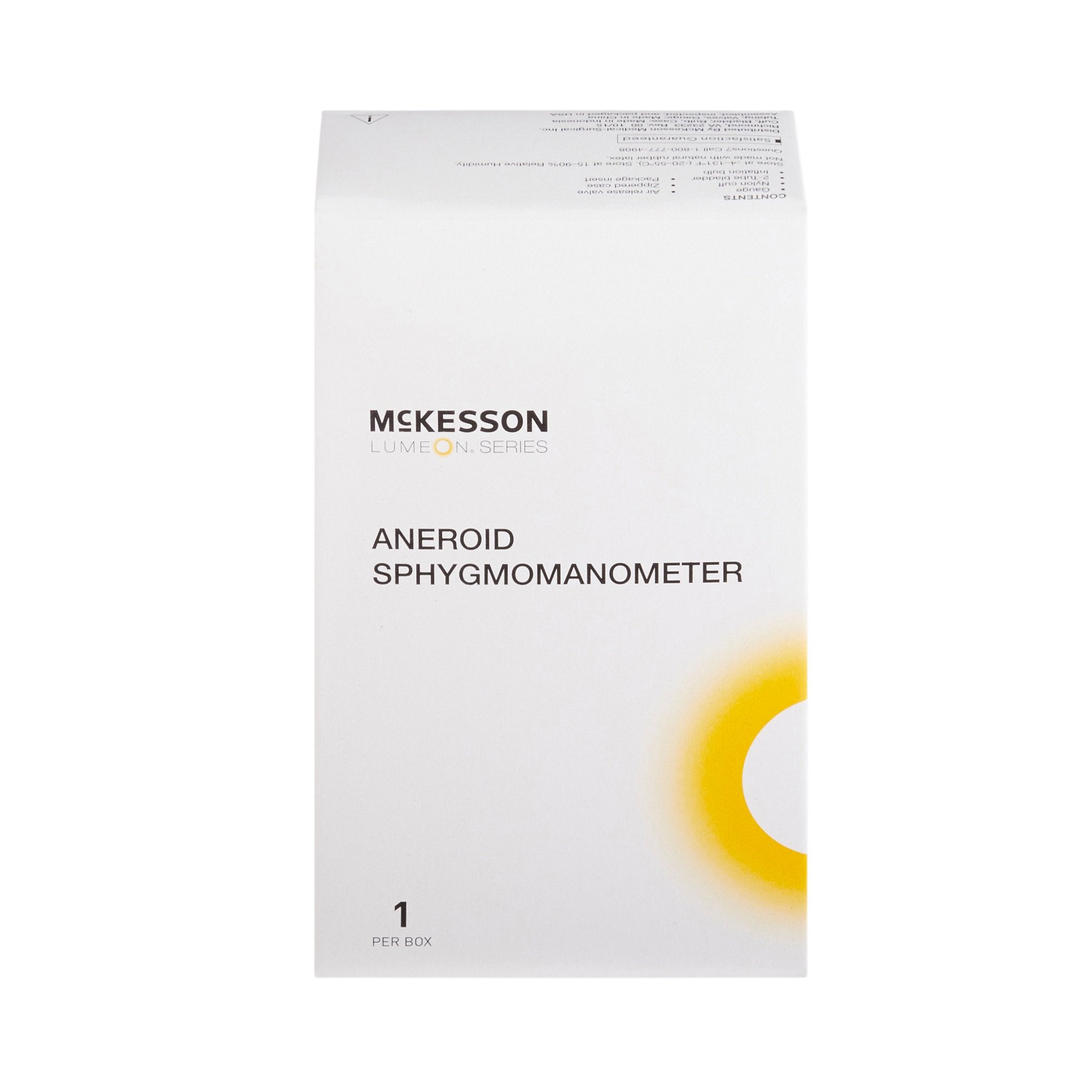 McKesson Lumeon Aneroid Sphygmomanometer with Cuff, 2-Tube, Pocket-Size, Handheld, Adult Large Cuff, Burgundy