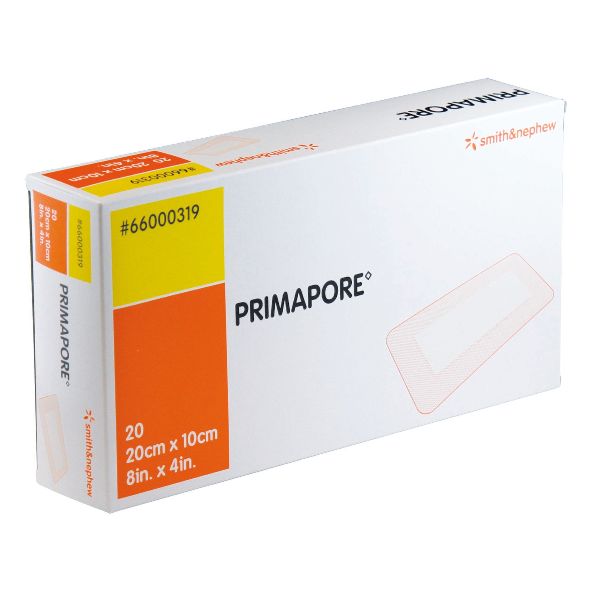 Primapore Adhesive Dressing, 10 x 20 Centimeter