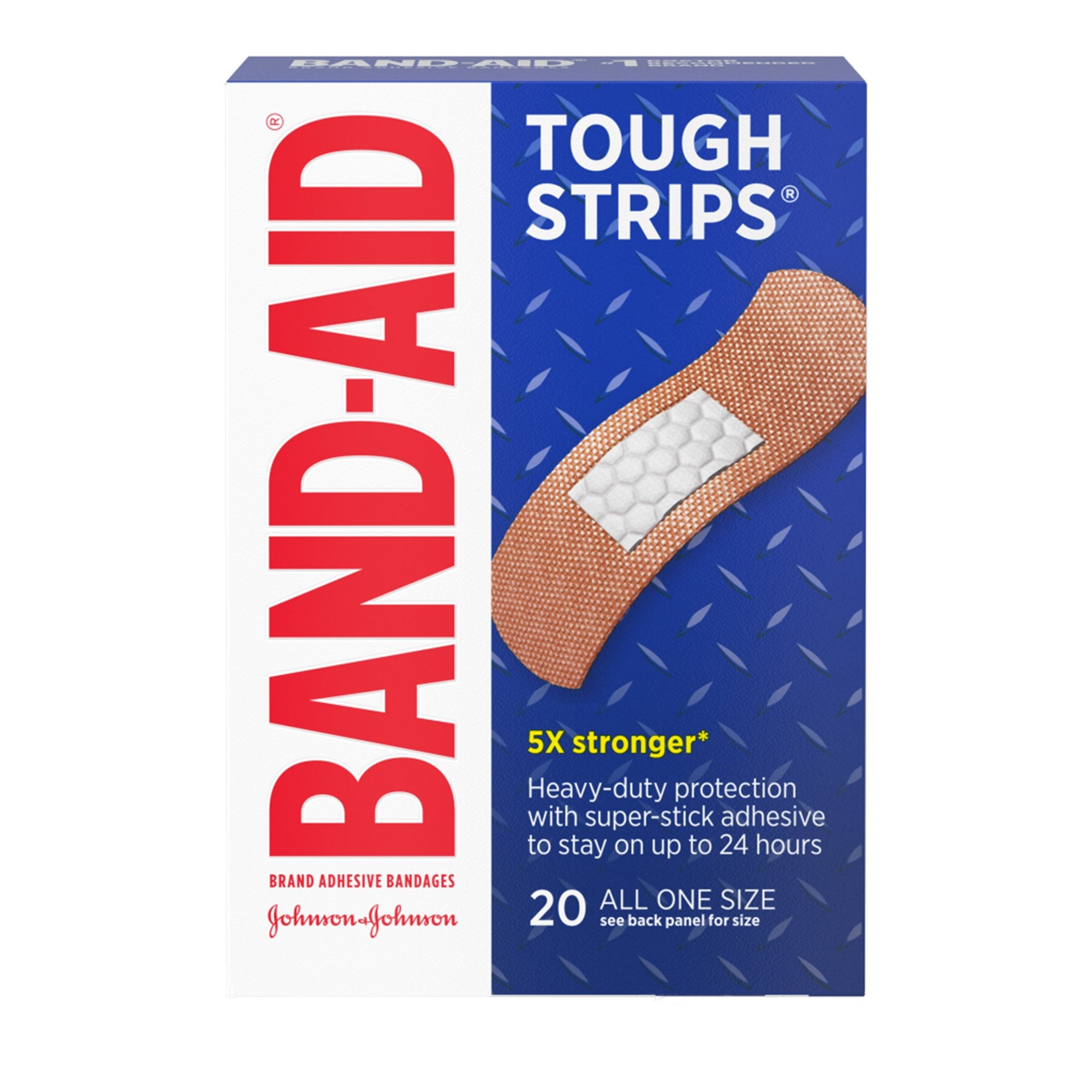 Band-Aid® Tough Strips™ Adhesive Strip, 1 x 3-1/4 Inch