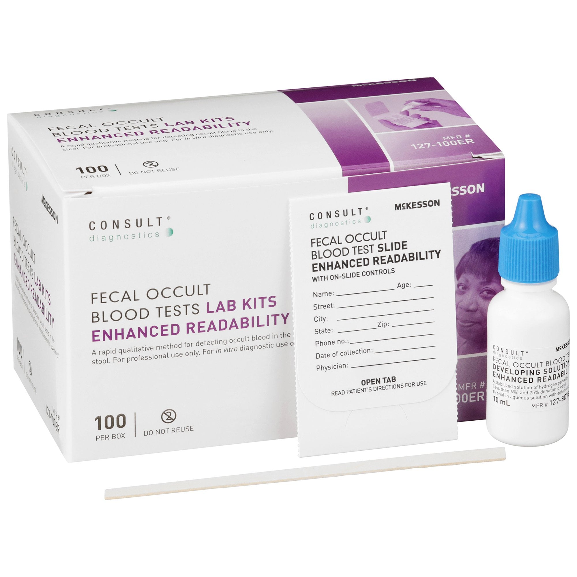 McKesson Consult™ Fecal Occult Blood Colorectal Cancer Screening Test Kit