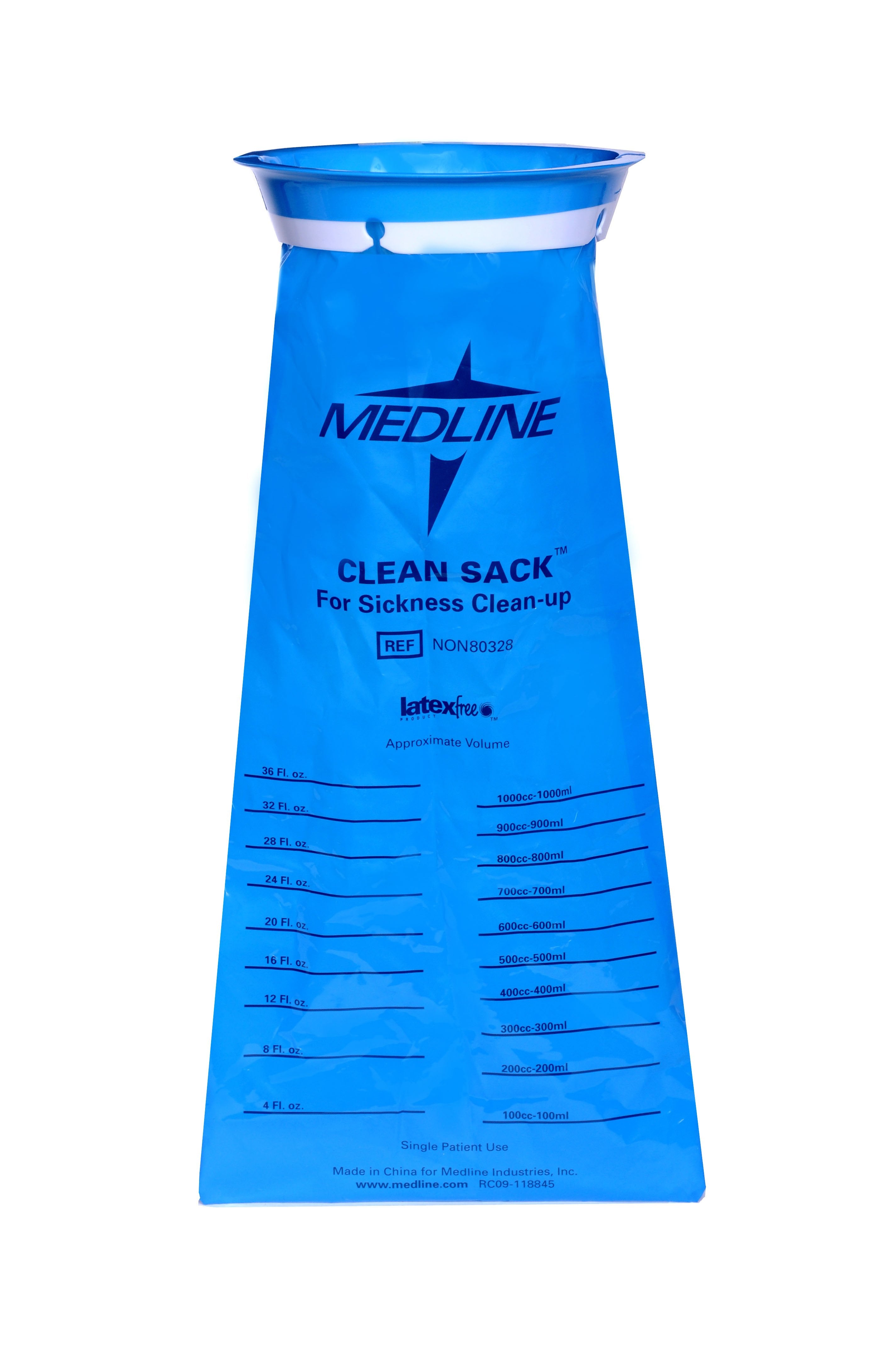 Emesis Bag Clean Sack™ 36 oz. Blue