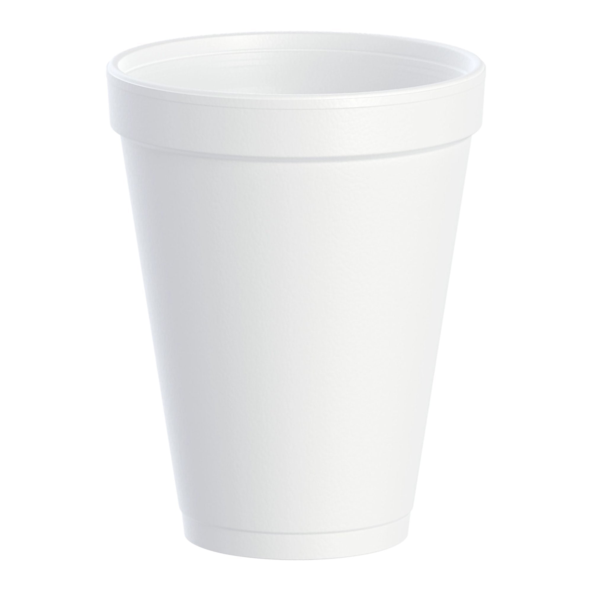 Insulated Drinking Cup Dart® 12 oz. White Styrofoam Disposable