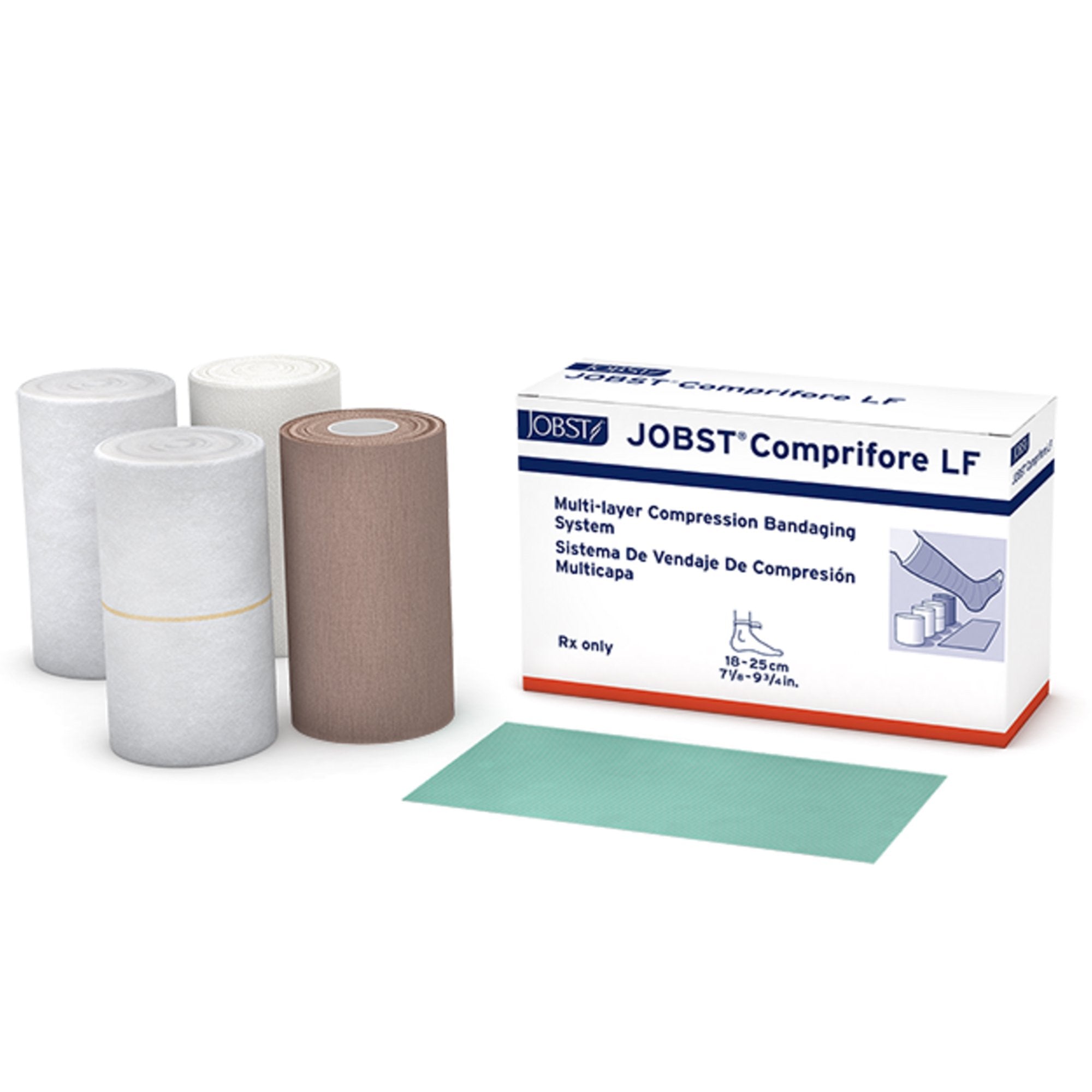 JOBST® Comprifore® LF No Closure 4 Layer Compression Bandage System, 7 to 10 Inch