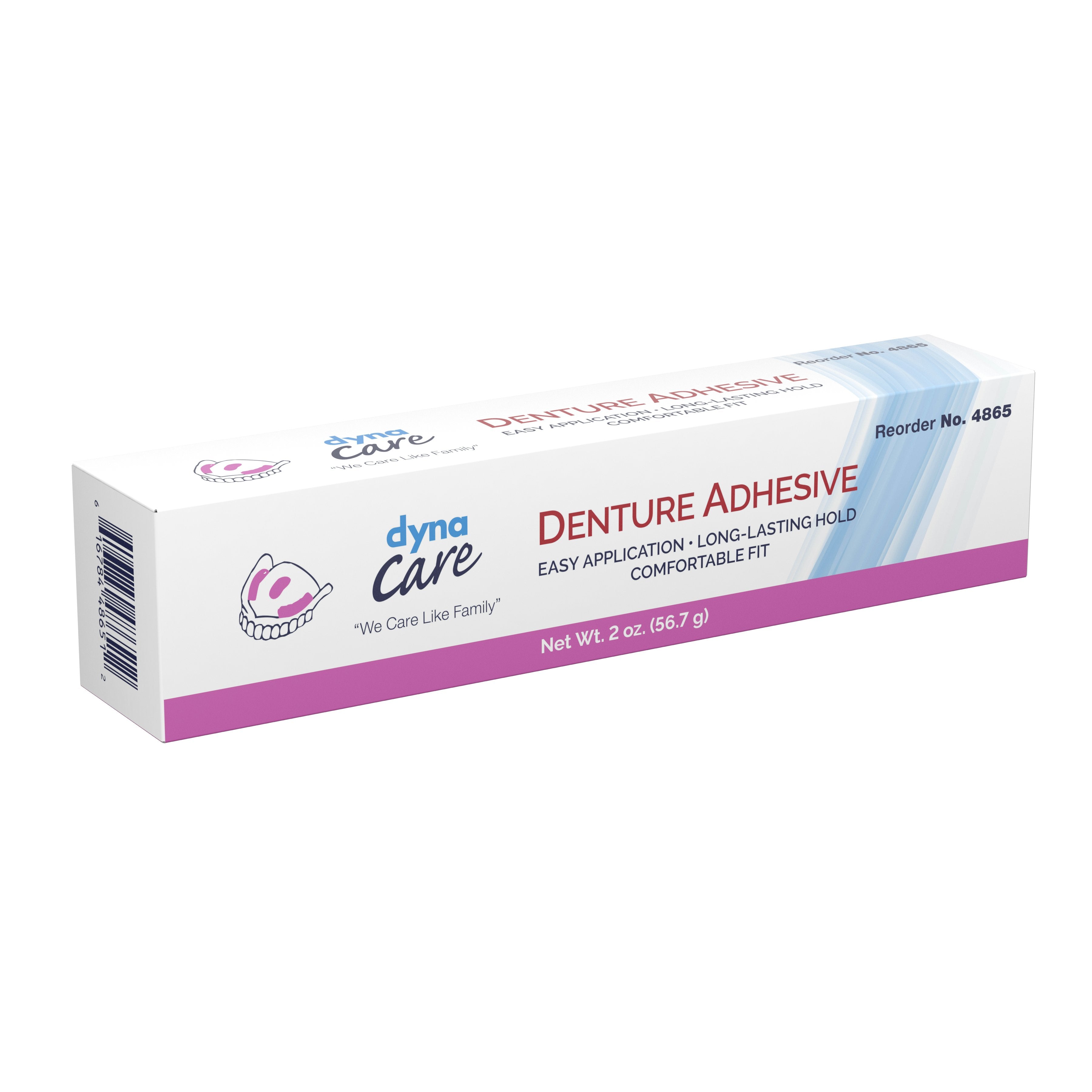 dynarex® Denture Adhesive Cream, 2 oz. Tube