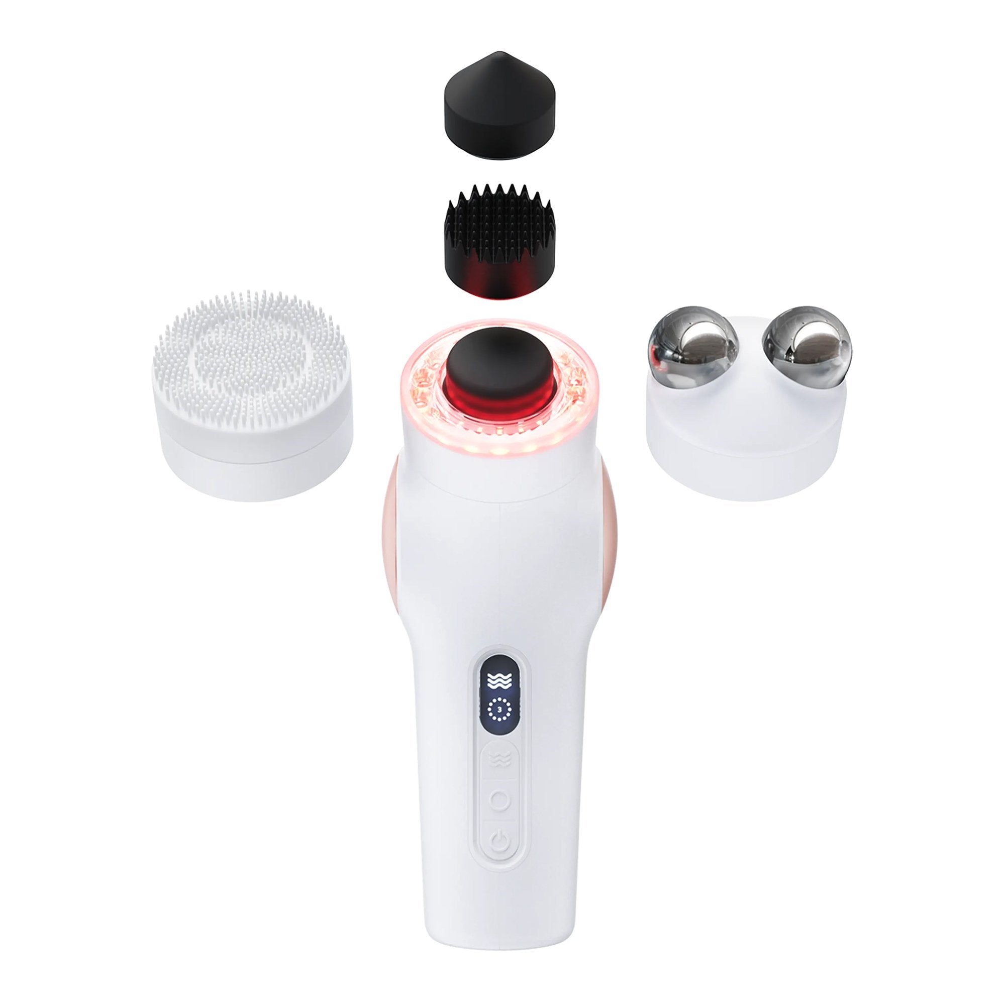 TheraFace Pro Hand-Held Face Massager & Cleanser, White