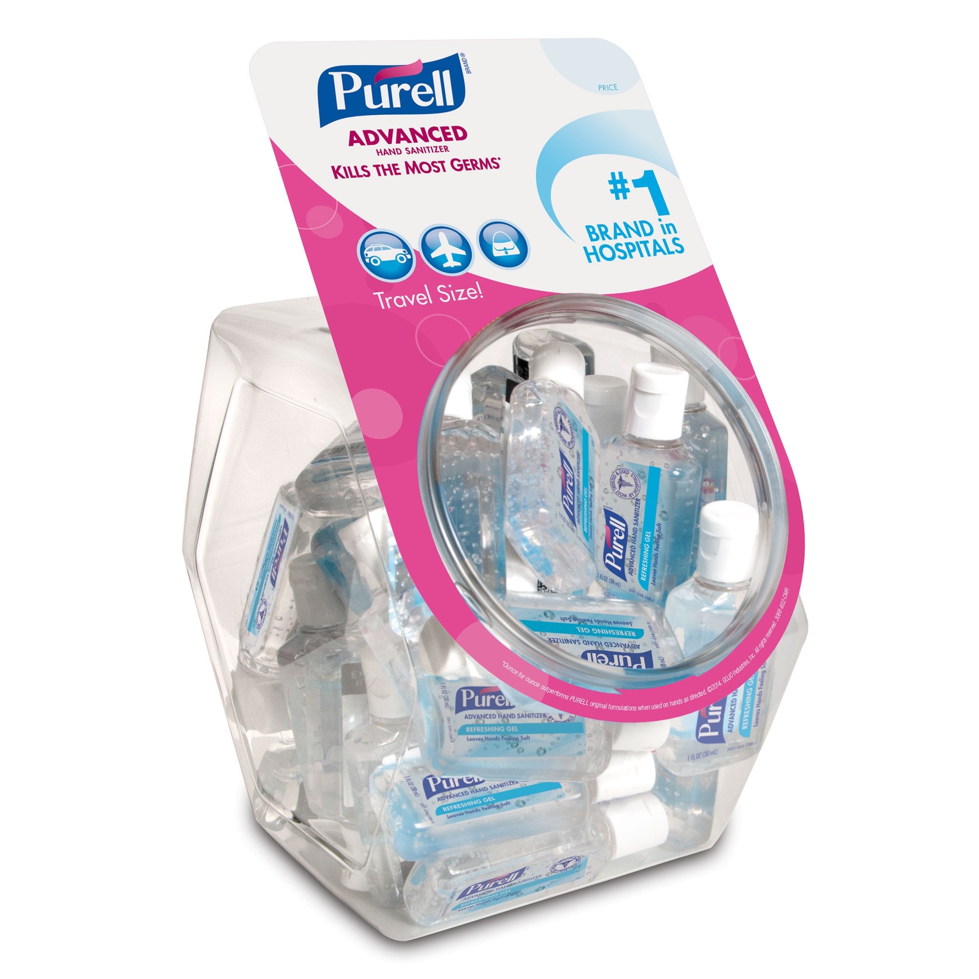 Hand Sanitizer Purell® Advanced 1 oz. Ethyl Alcohol Gel Bottle