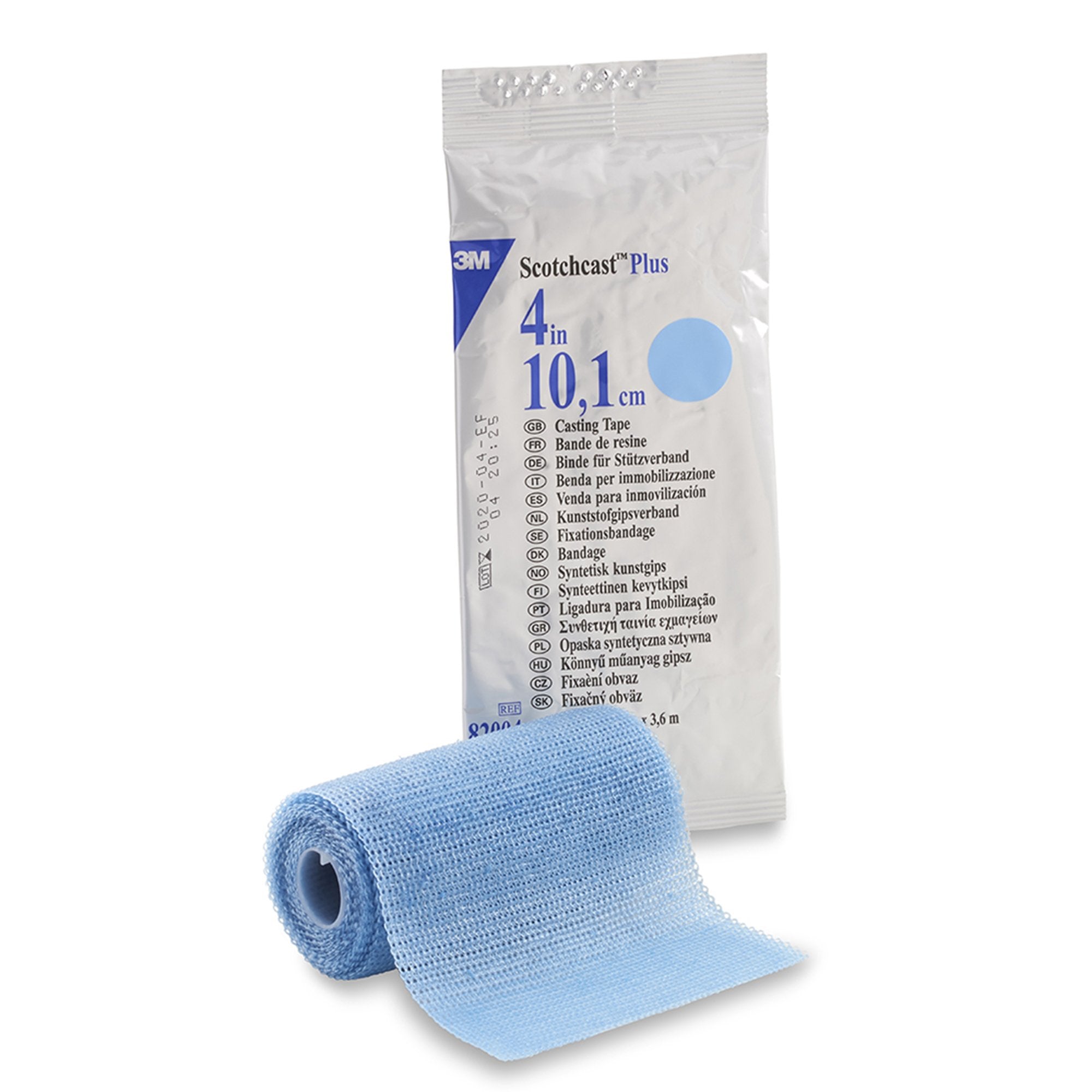 3M™ Scotchcast™ Plus Light Blue Cast Tape, 4 Inch x 4 Yard