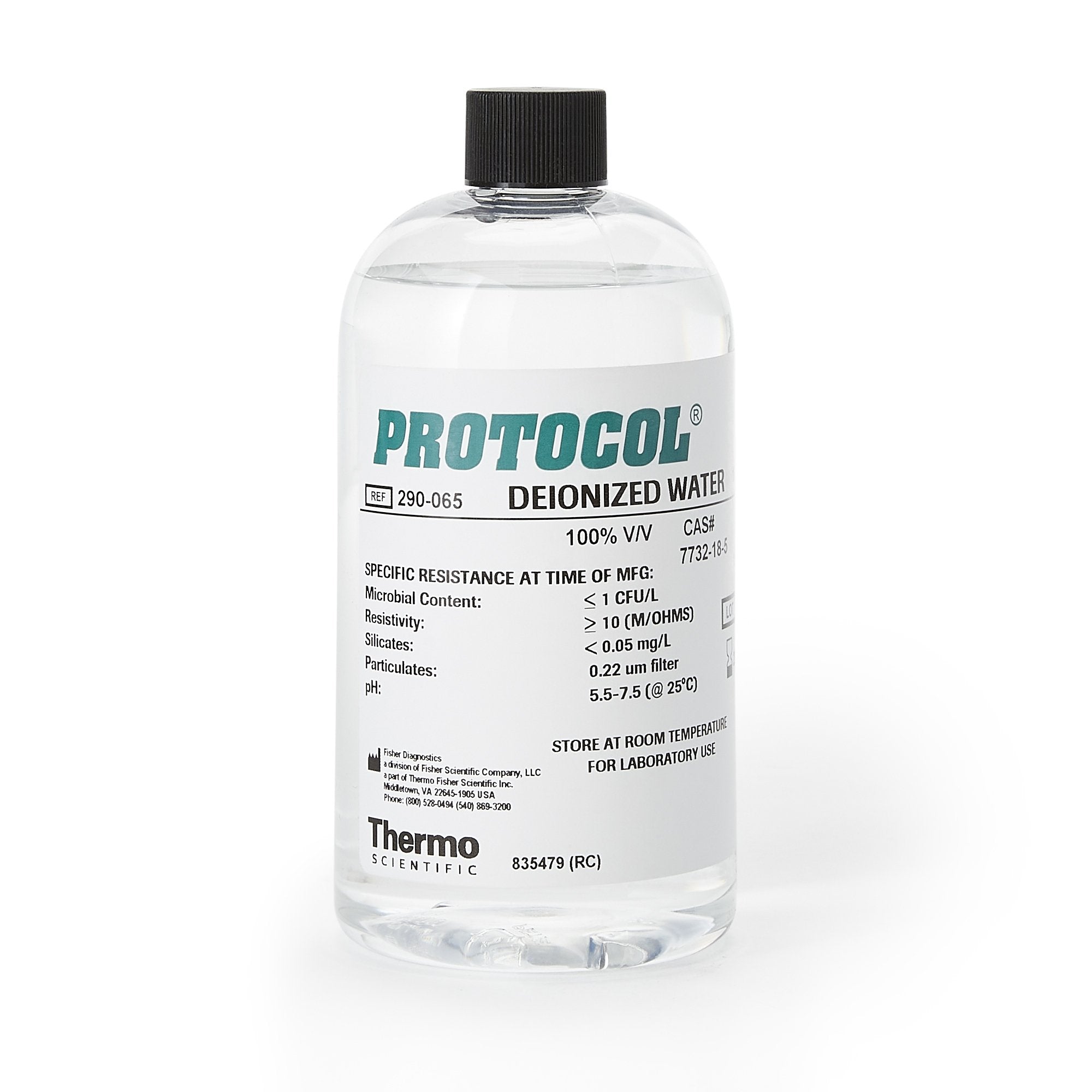 Chemistry Reagent Thermo Scientific™ Deionized Water Reagent Grade / Type I pH 7.0 16 oz.