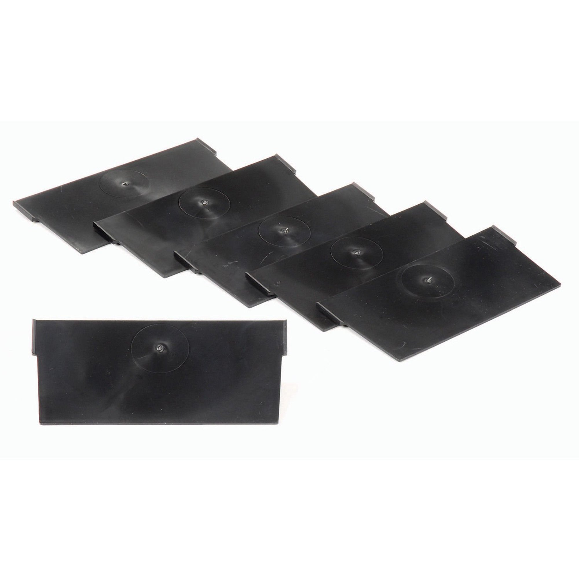 Bin Width Divider Akro-Mils® 10 Inch Black Polypropylene