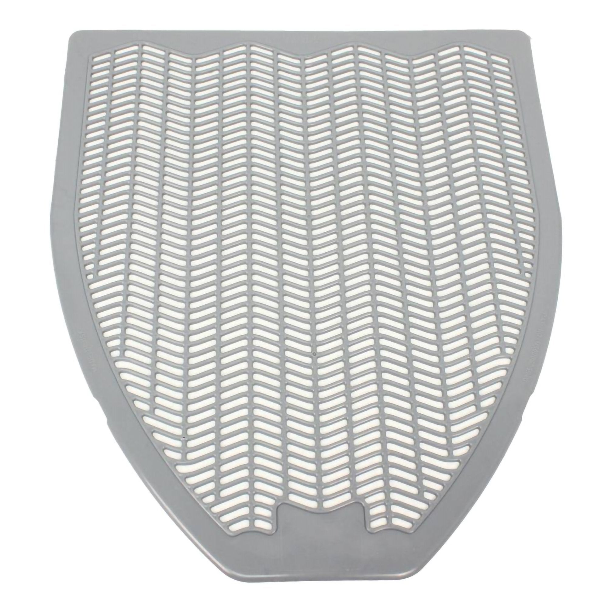 Urinal Floor Mat Impact Z-Mat™ 17-1/2 X 20-3/8 Inch Gray