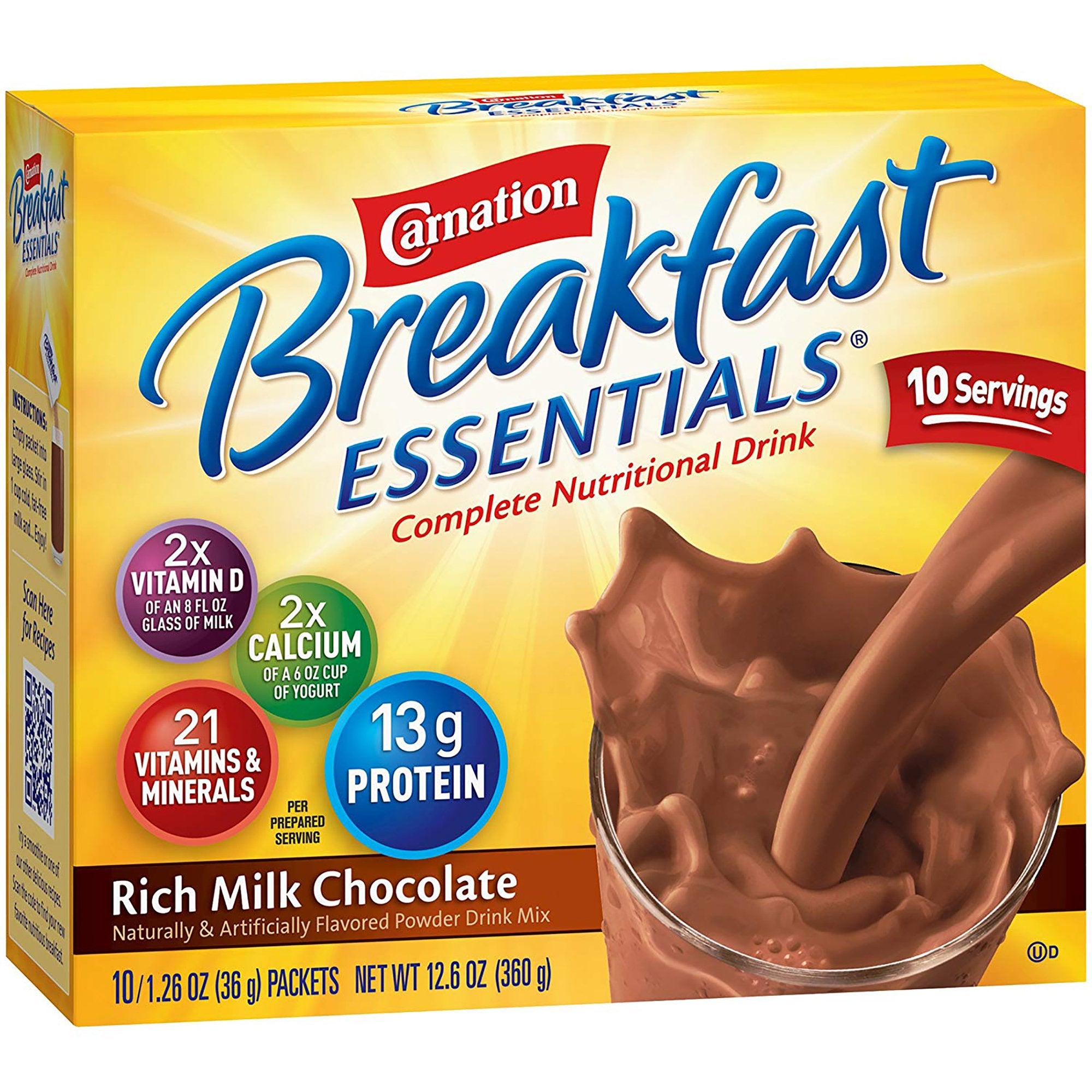 Carnation Breakfast Essentials® Chocolate Nutritional Drink