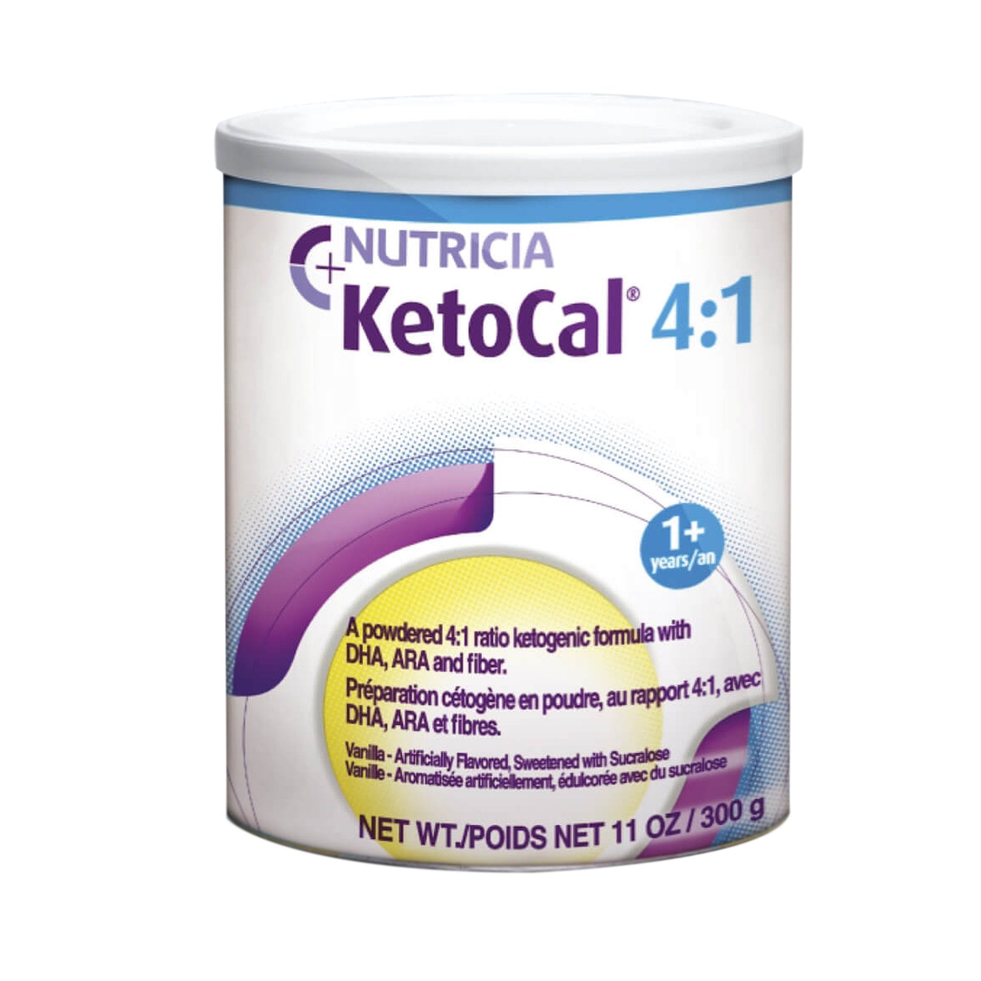 KetoCal® 4:1 Vanilla Fortified Nutritional Shake, 300 Gram Can
