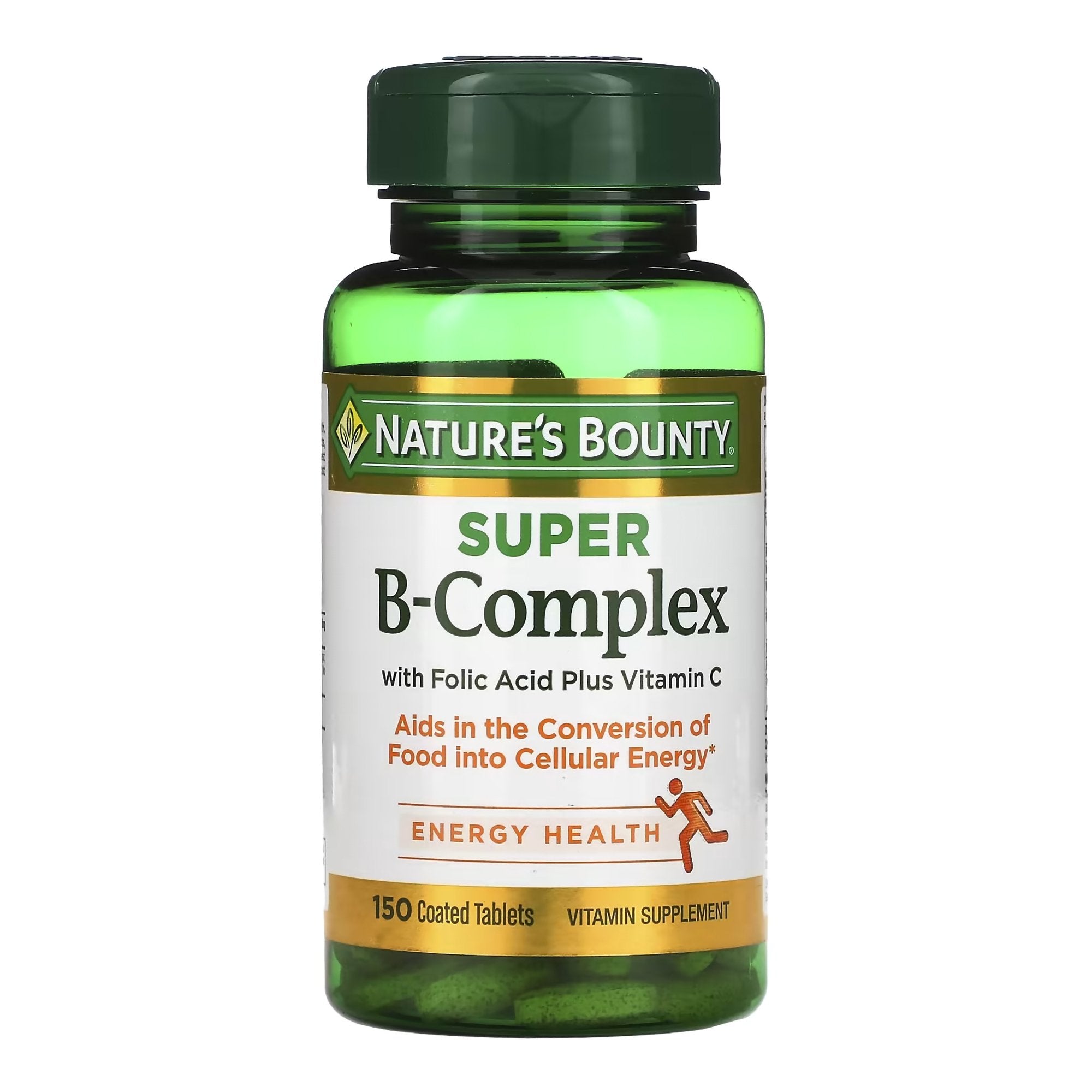 Multivitamin Supplement Nature's Bounty® Vitamin B / Folic acid / Ascorbic Acid 60 mg - 100 mcg - 400 mcg Strength Tablet 150 per Bottle