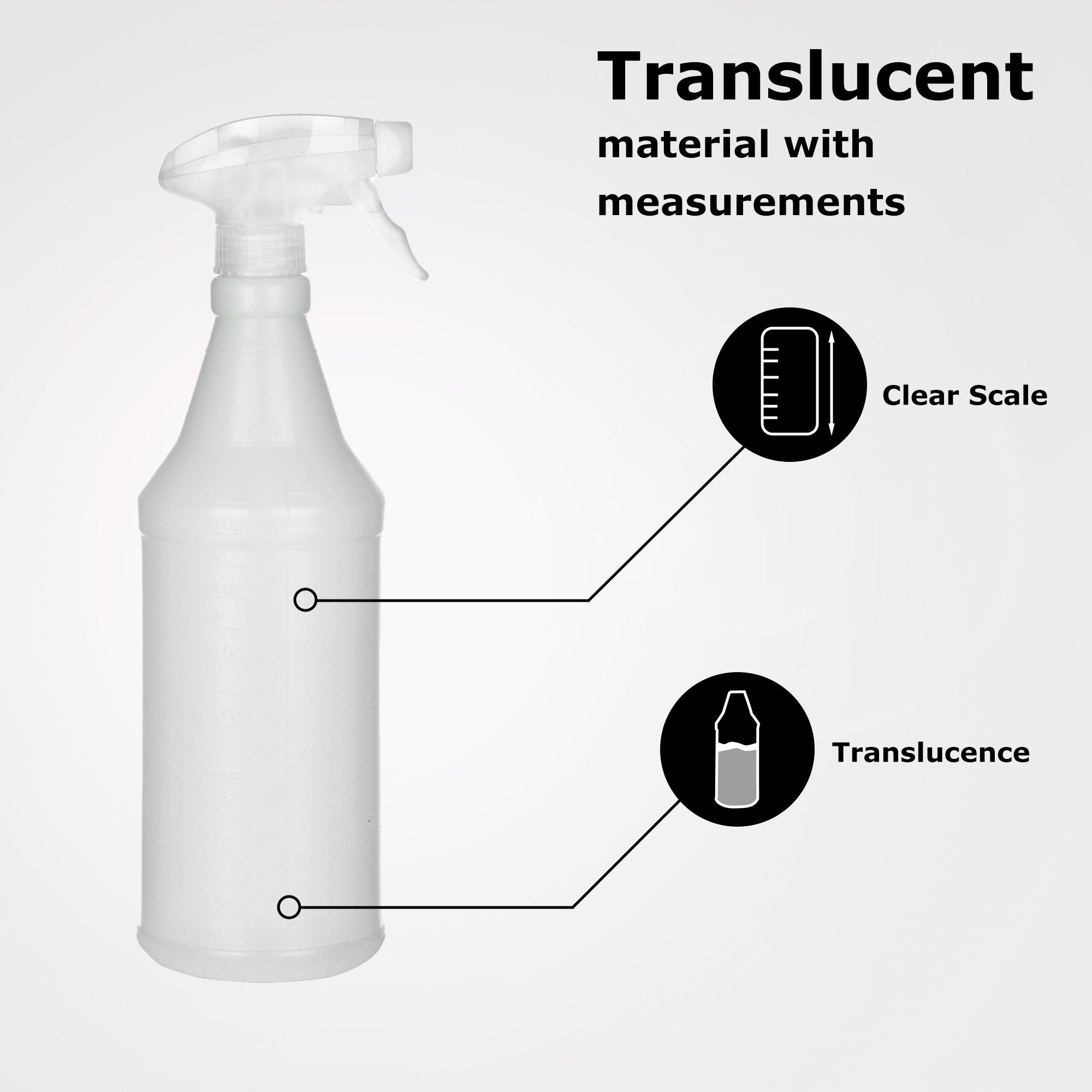 Medical Safety Systems Empty Spray Bottle 16 oz.