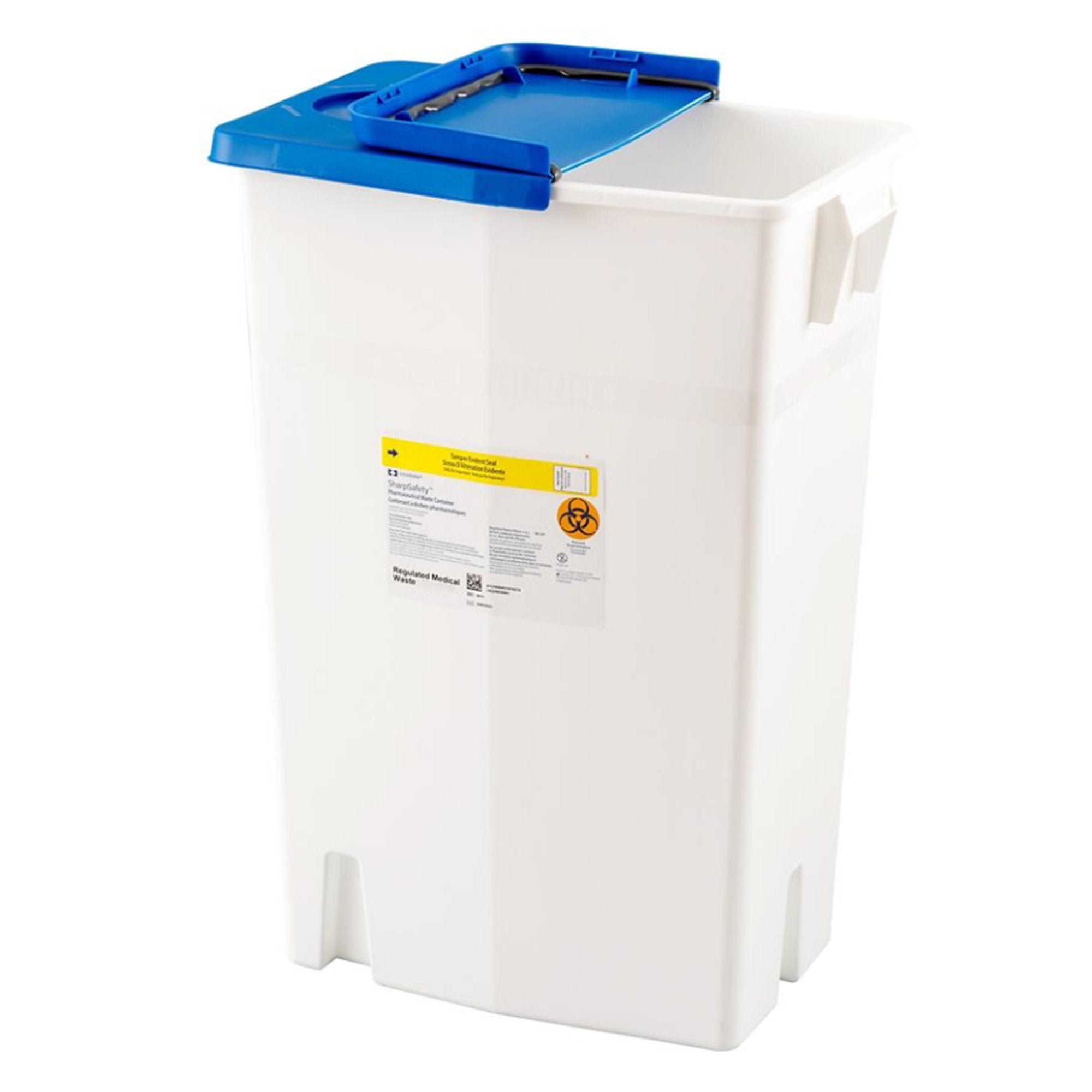 PharmaSafety™ Pharmaceutical Waste Container, 18 Gallon, 26 x 12¾ x 18¼ Inch