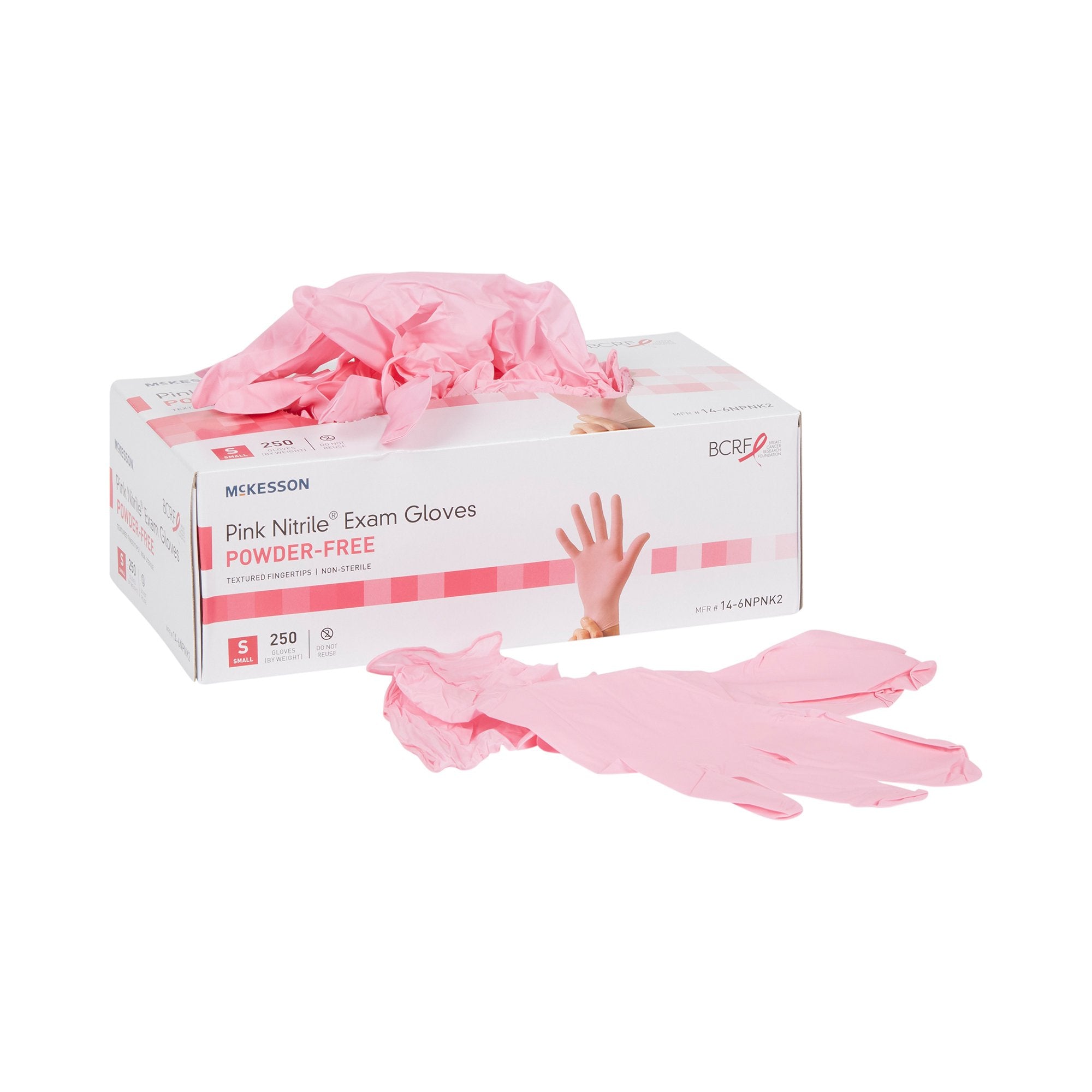 McKesson Pink Nitrile® Nitrile Exam Glove, Small, Pink