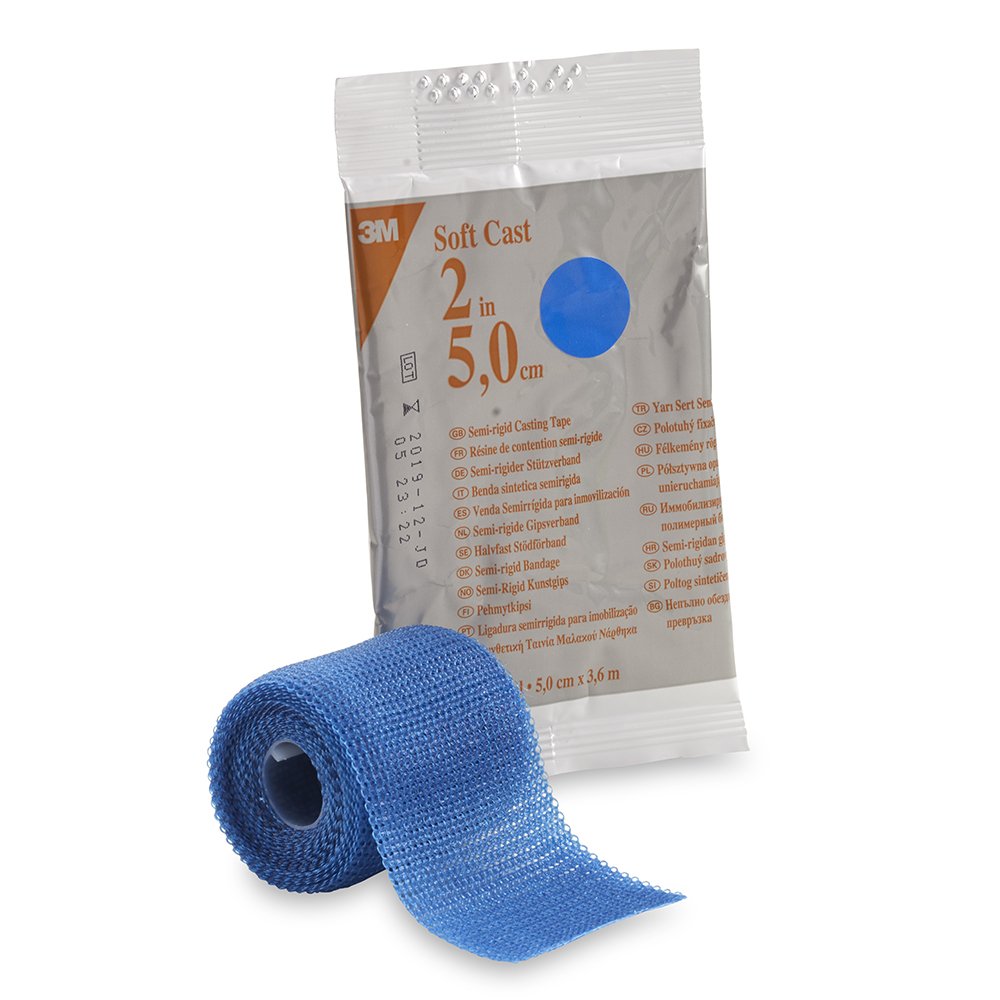 3M™ Scotchcast™ Soft Cast Tape, Blue, 2 Inch x 12 Foot