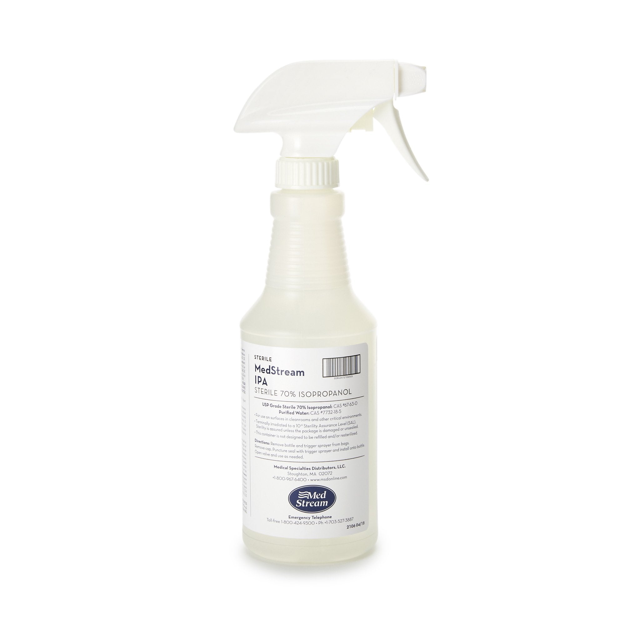 McKesson Surface Cleaner Alcohol Based Trigger Spray Liquid 16 oz. Bottle Alcohol Scent Sterile