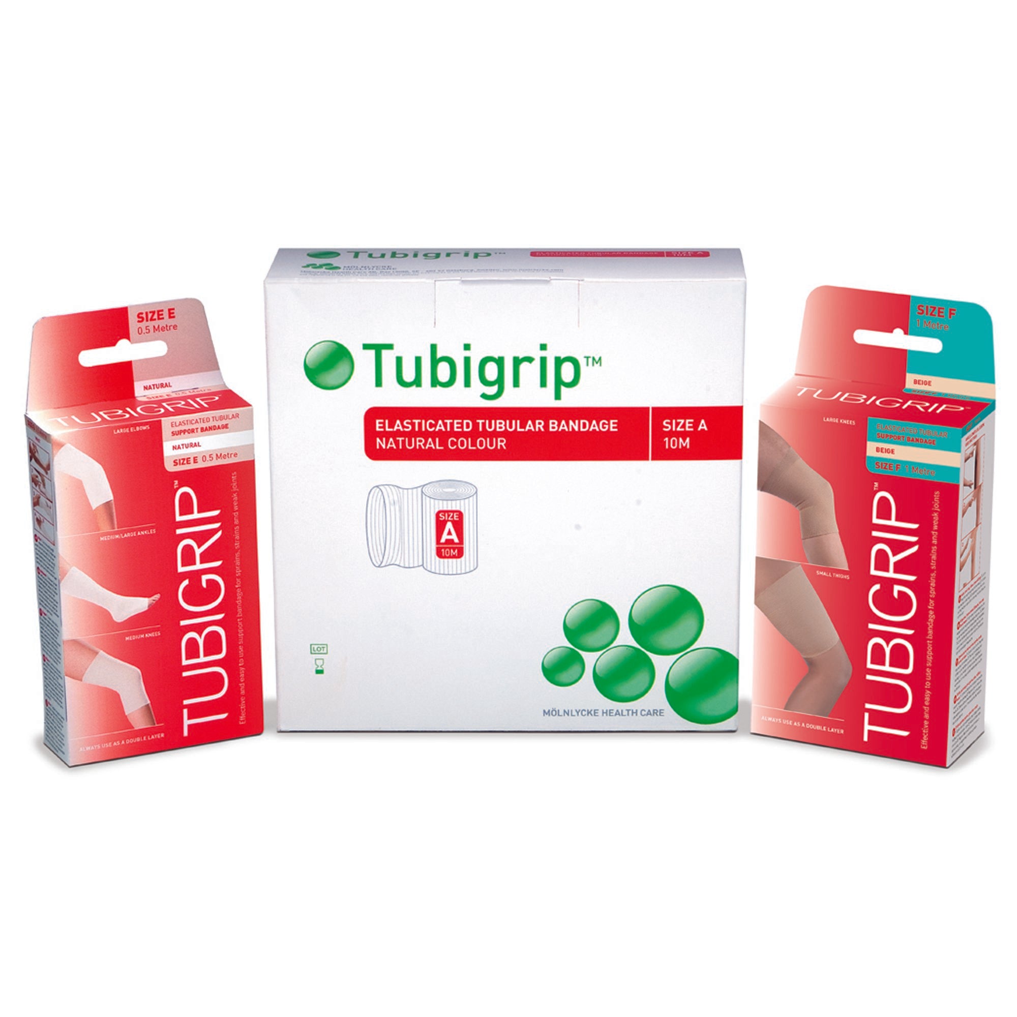 Tubigrip® Pull On Elastic Tubular Support Bandage, 10 Meter, Size F