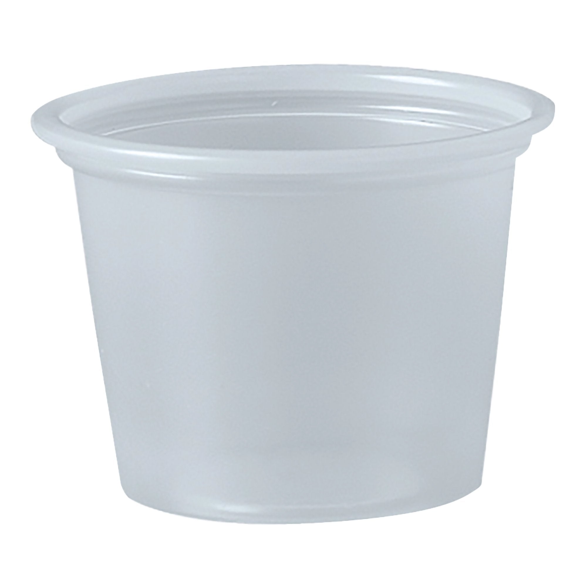 Souffle Cup Solo® 1 oz. Translucent Plastic Disposable