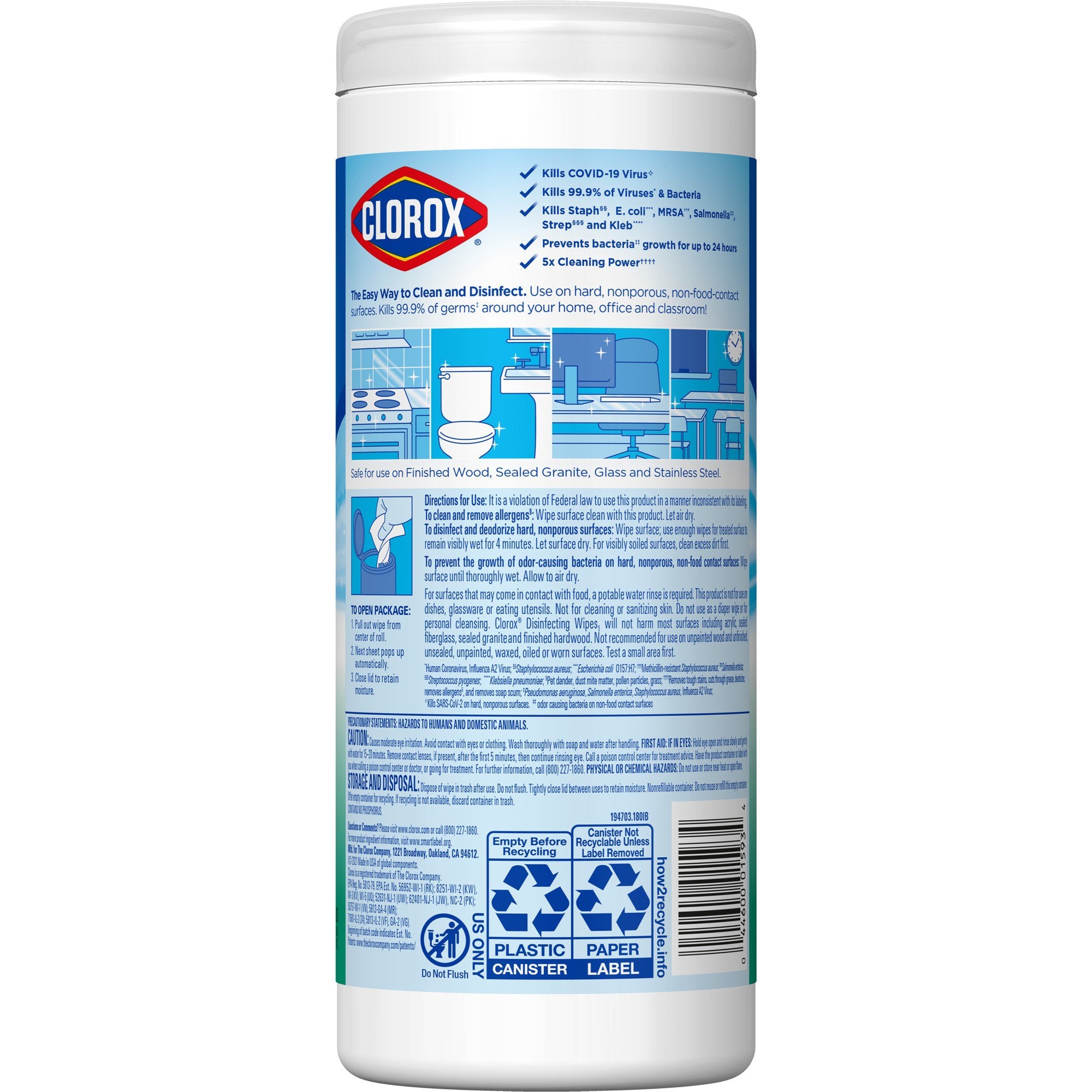 Clorox® Disinfecting Wipes, Fresh Scent