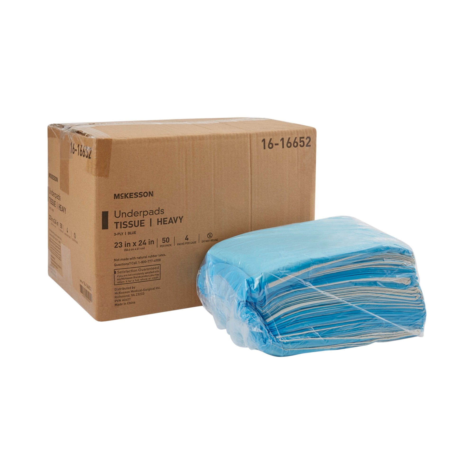 McKesson Procedure Underpad, 23 x 24 Inch