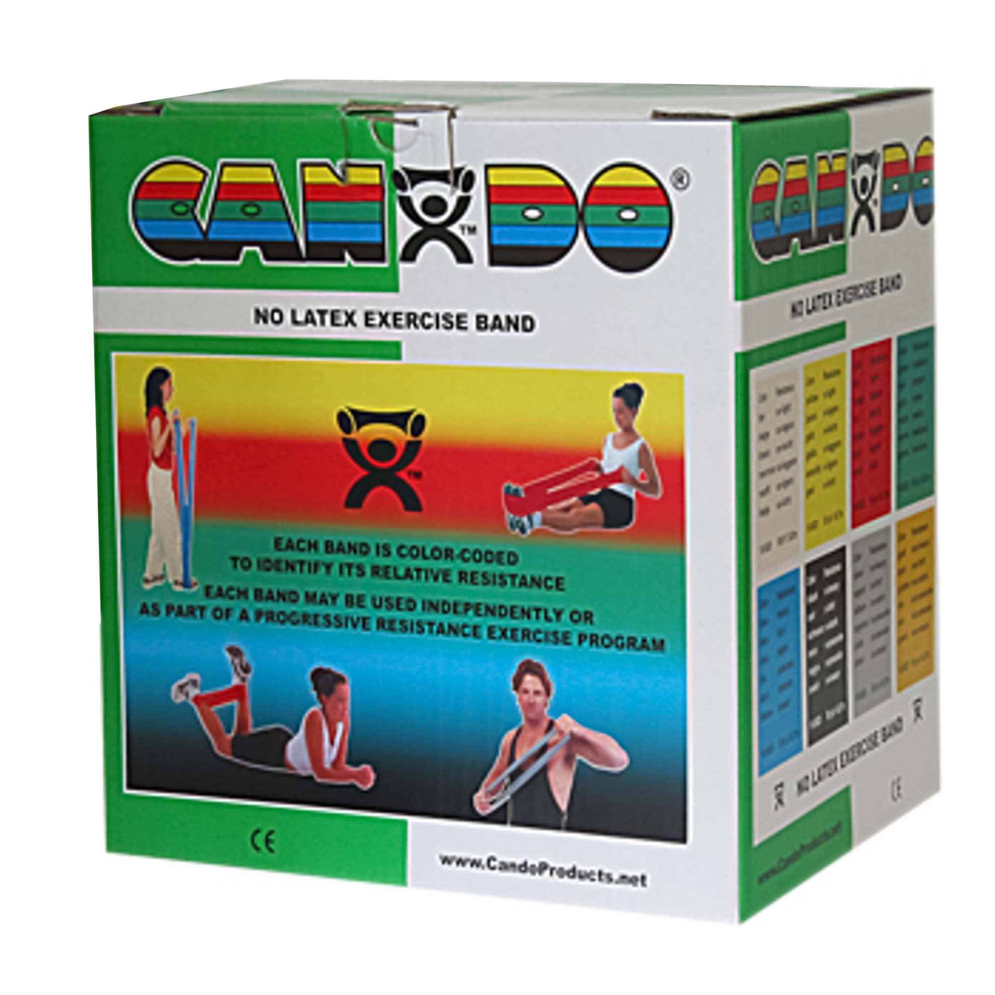 Exercise Resistance Band CanDo® Green 5 Inch X 25 Yard Medium Resistance