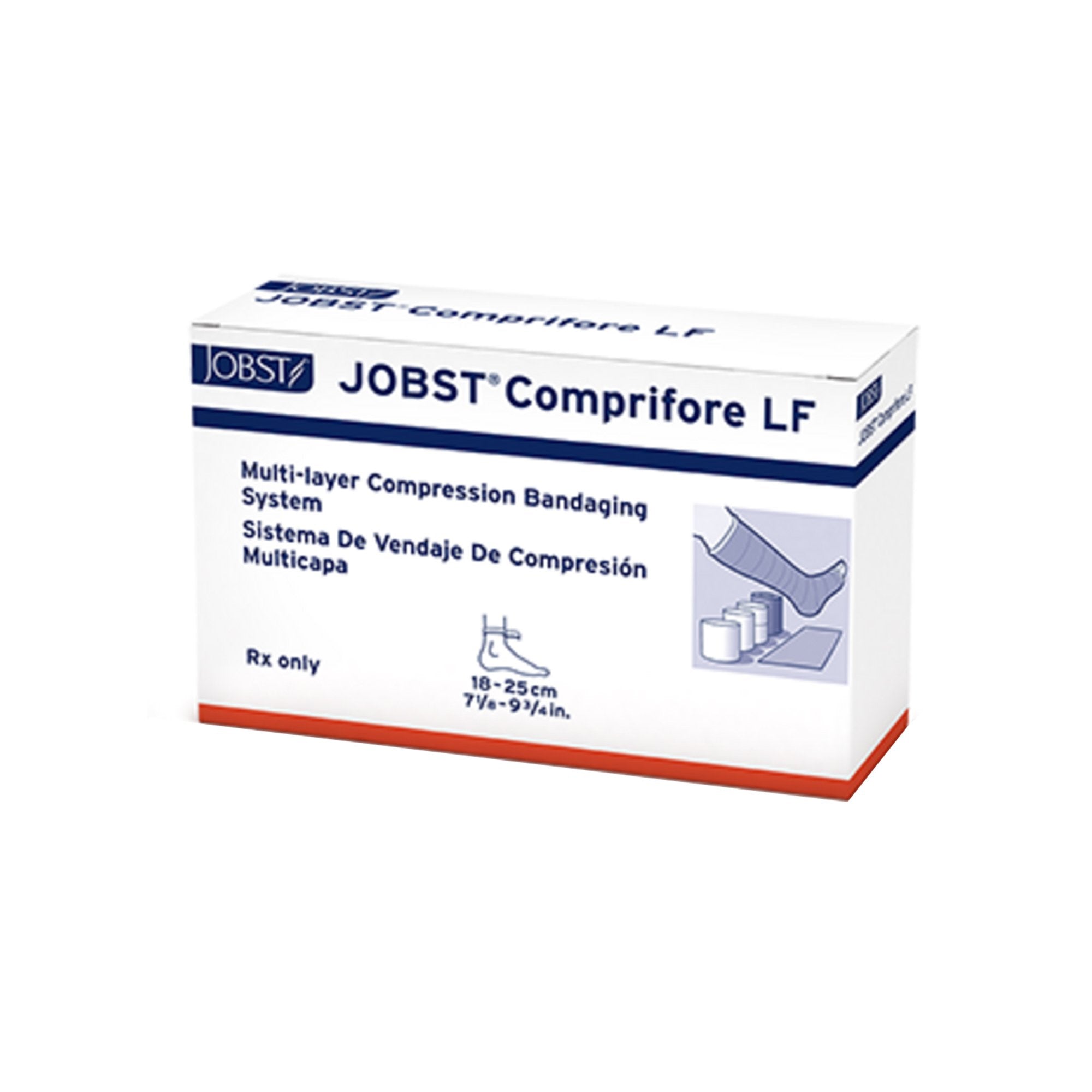 JOBST® Comprifore® LF No Closure 4 Layer Compression Bandage System, 7 to 10 Inch