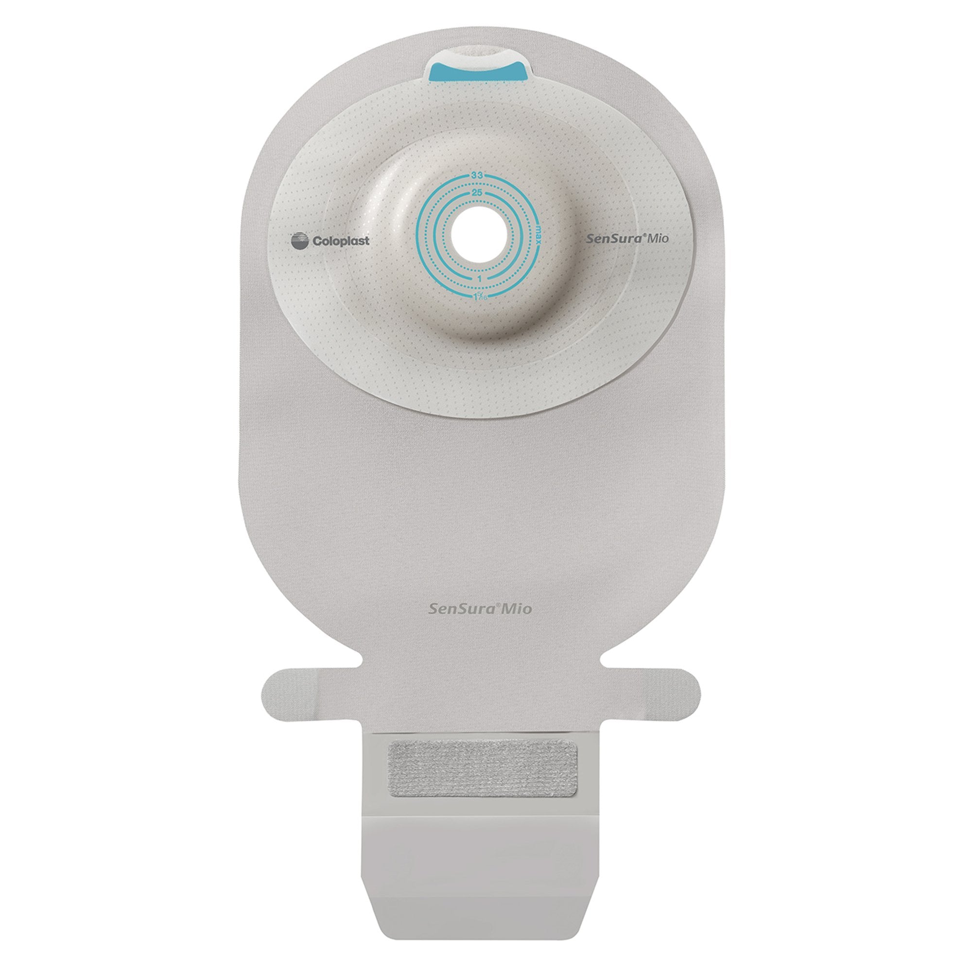 Ostomy Pouch SenSura® Mio Convex One-Piece System 11 Inch Length, Maxi Convex Light, Pre-Cut 1-1/8 Inch Stoma Drainable