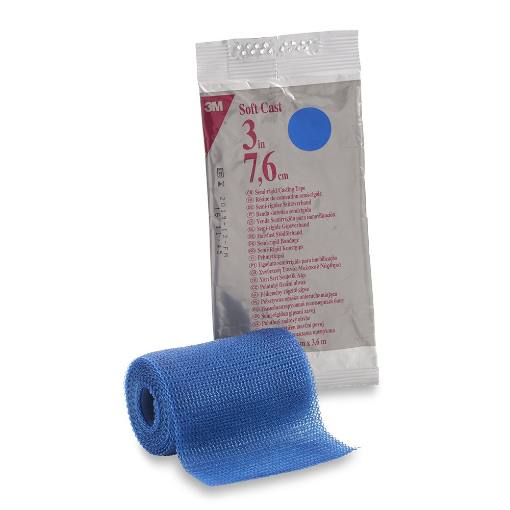 3M™ Scotchcast™ Soft Cast Tape, Blue, 3 Inch x 12 Foot