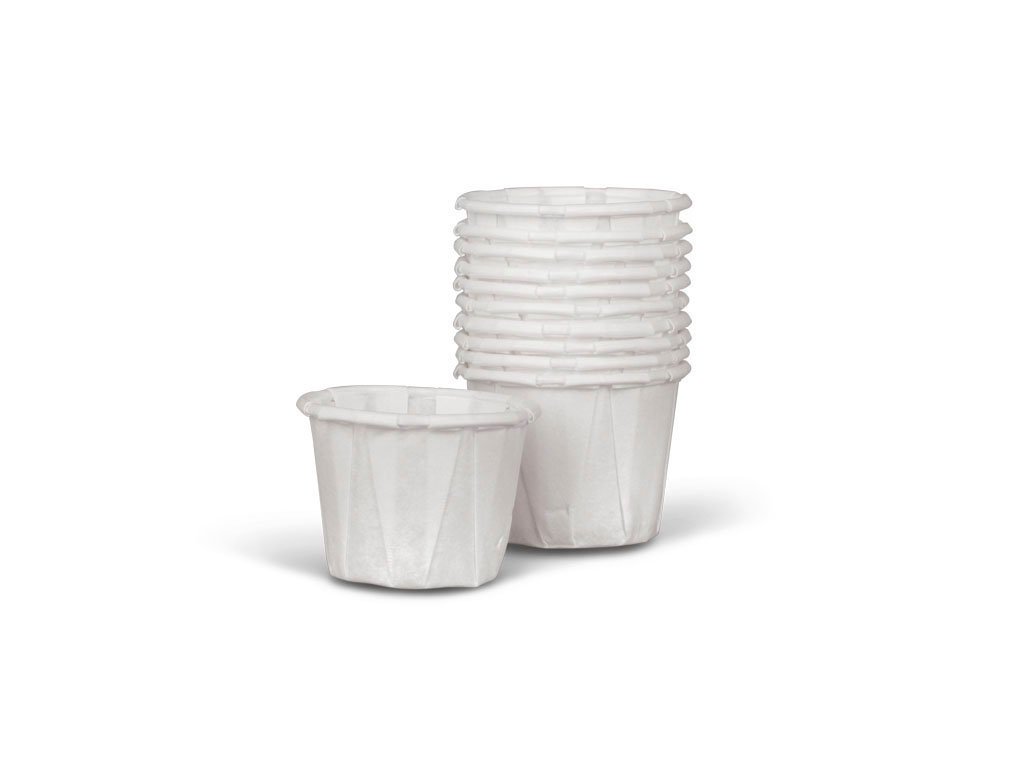 Souffle Cup 1 oz. White Paper Disposable