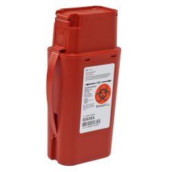 SharpSafety™ Sharps Transport Container, 1 Quart, 8¾ x 2½ x 4½ Inch