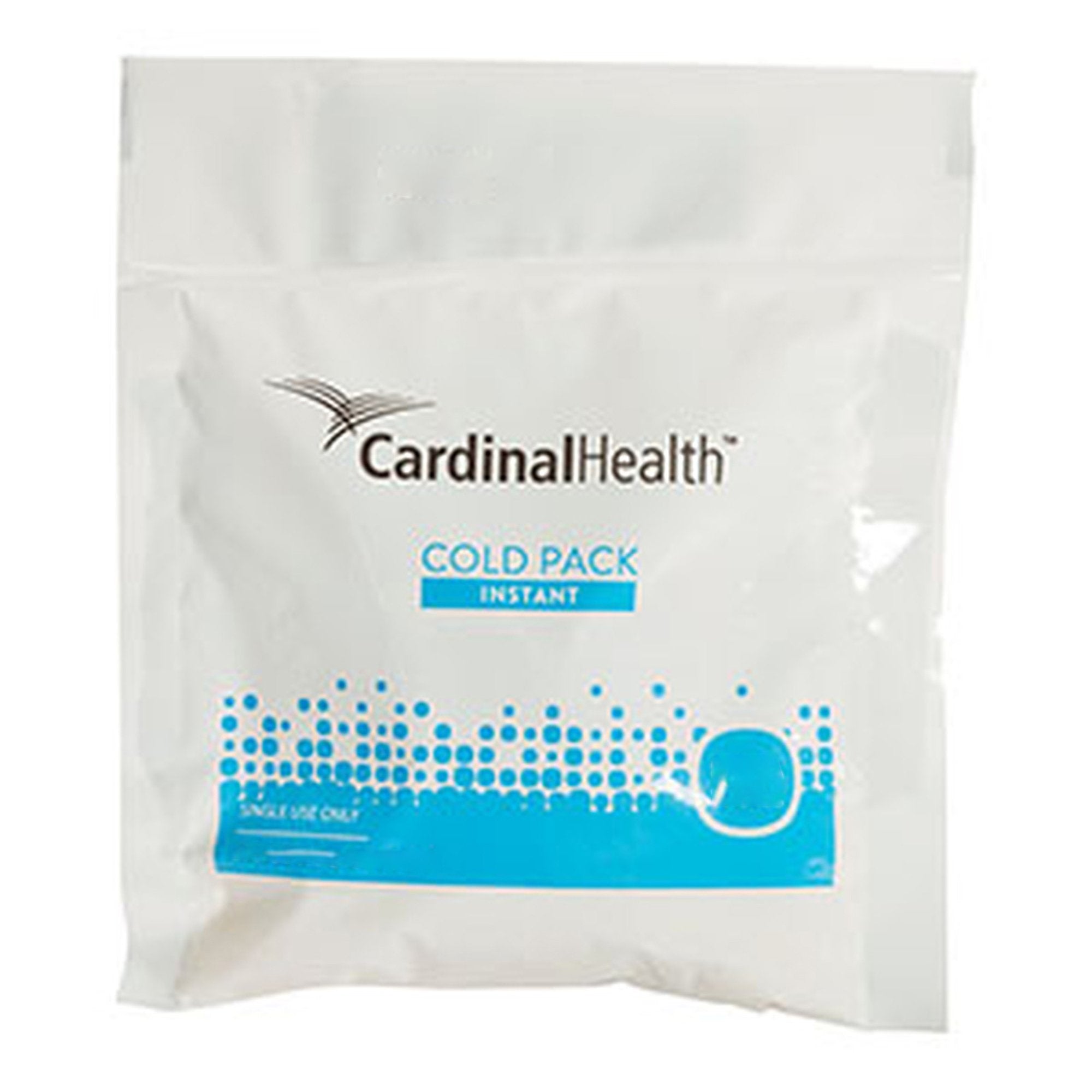 Instant Cold Pack Cardinal Health™ General Purpose Medium 6 X 6-1/2 Inch Plastic / Ammonium Nitrate / Water Disposable