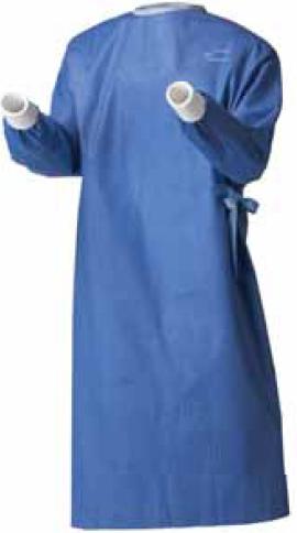 Non-Reinforced Surgical Gown RoyalSilk™ 2X-Large Blue Sterile AAMI Level 3 Disposable