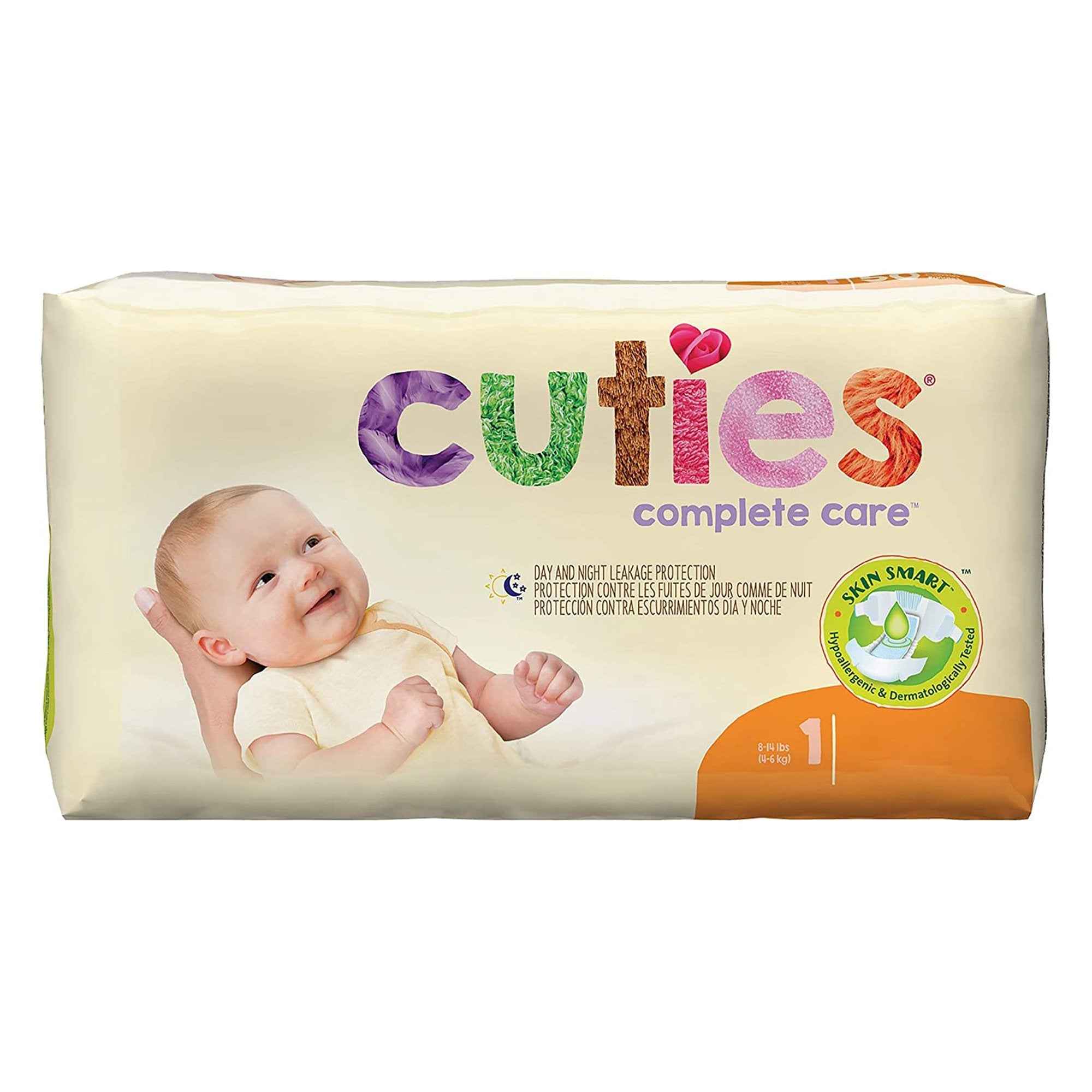 Cuties Complete Care Diapers, Size 1