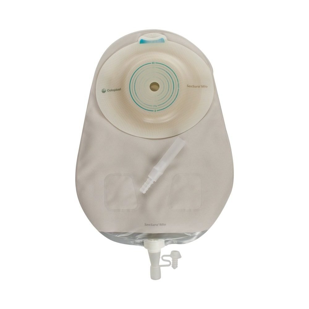 Urostomy Pouch SenSura® Mio Convex One-Piece System 10-1/2 Inch Length, Maxi Convex Light, Trim to Fit 5/8 to 1-5/16 Inch Stoma Drainable