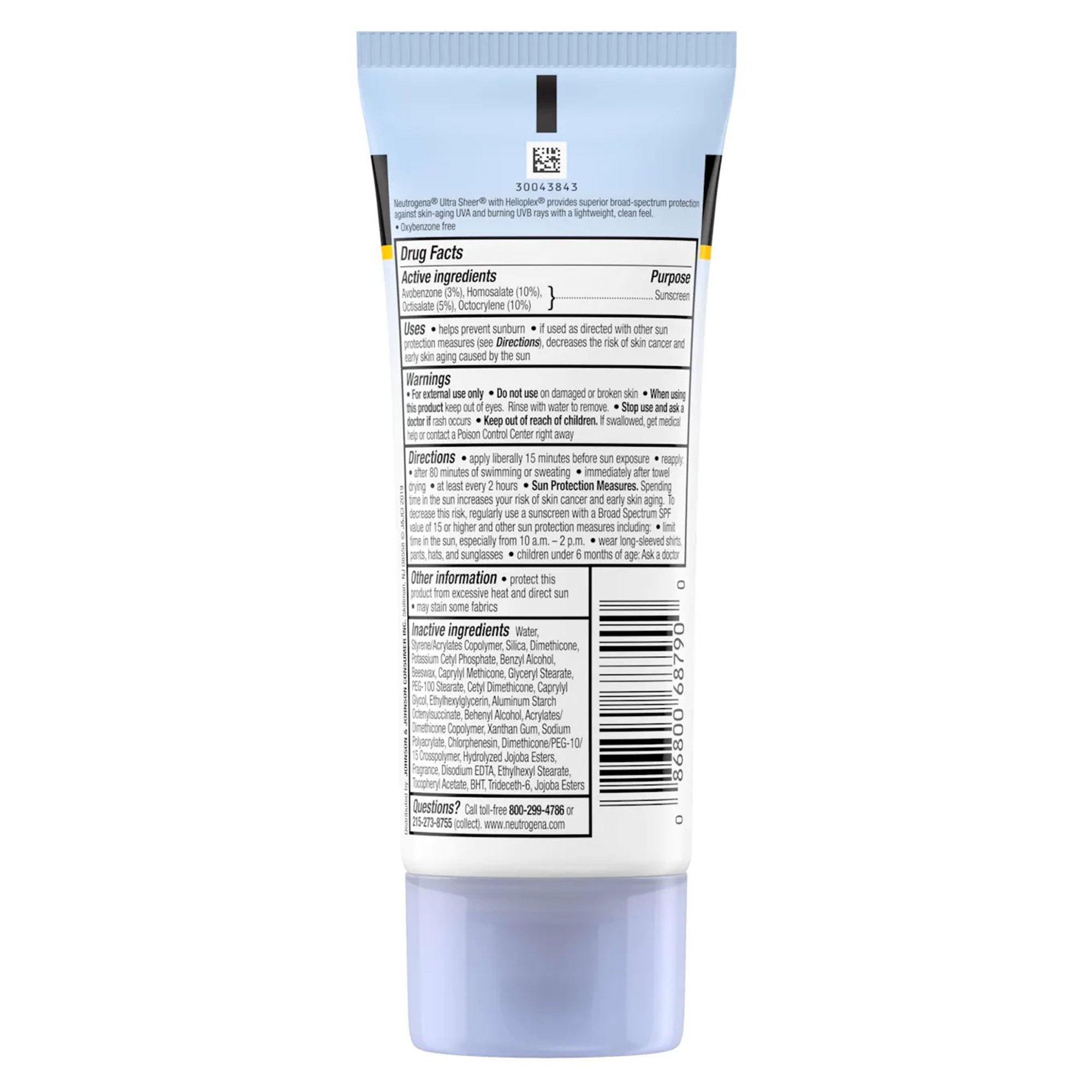 Neutrogena® Ultra Sheer® Dry-Touch Sunscreen Lotion, SPF 55